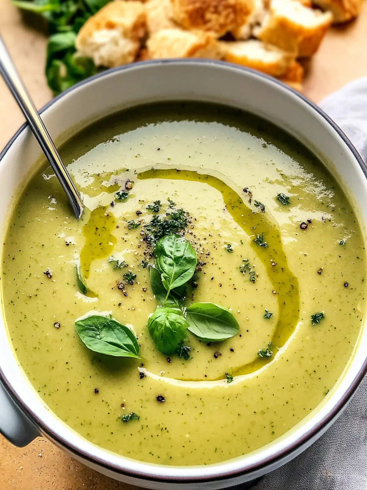 Cream of Zucchini Soup: A Cozy Twist for Your Dinner Table 4 Cream of Zucchini Soup