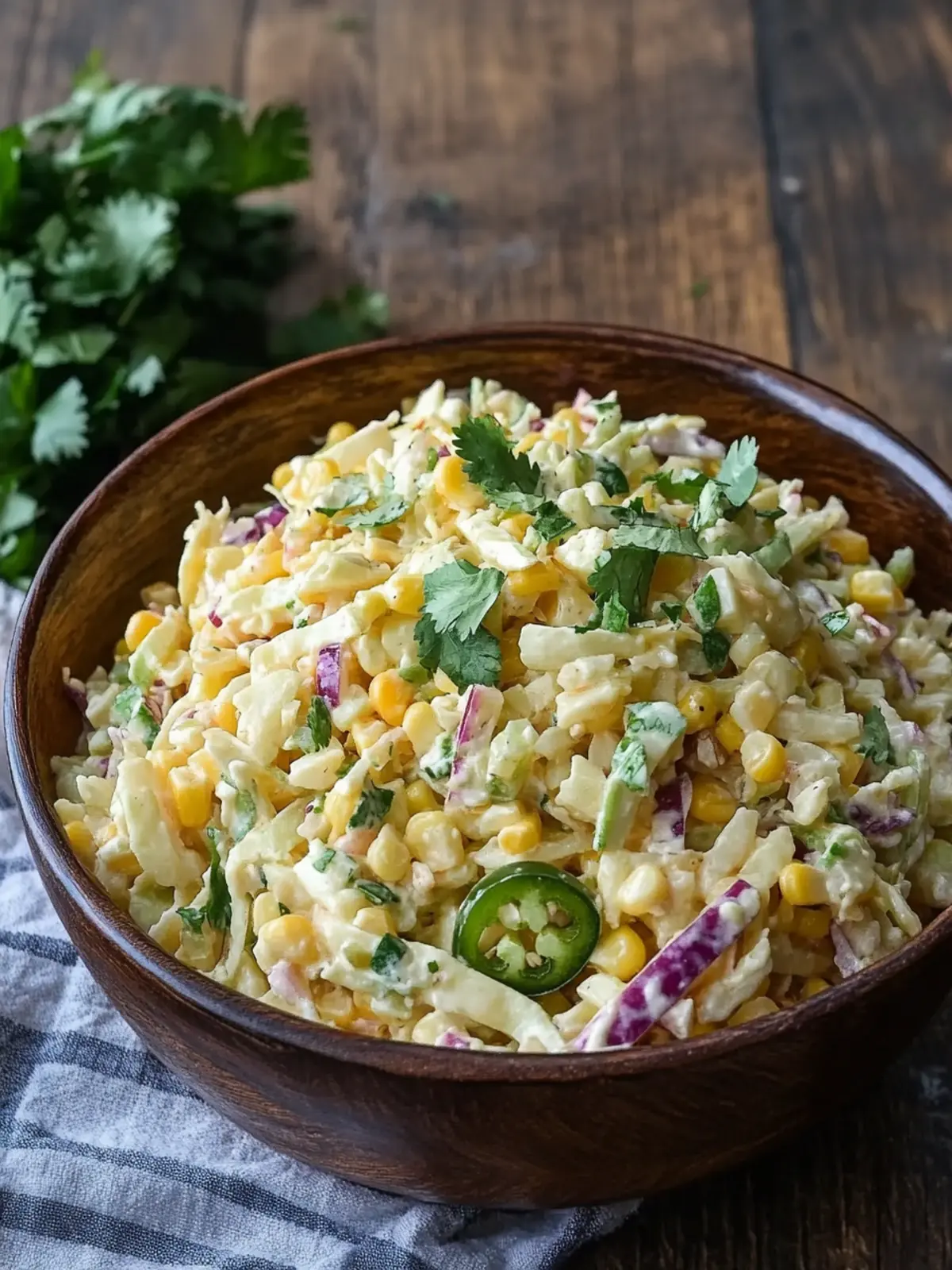 Jalapeno Corn Coleslaw for a Flavor-Packed Picnic Delight 2 Jalapeno Corn Coleslaw