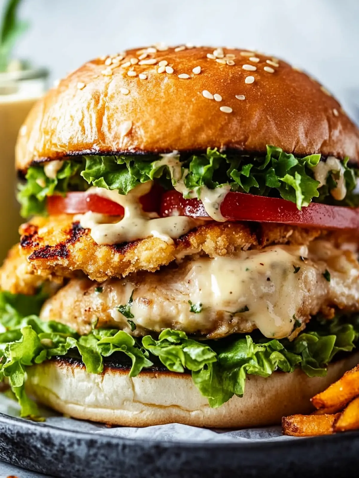 Juicy Chicken Caesar Burger Recipe for Ultimate Flavor Bliss 4 Chicken Caesar Burger