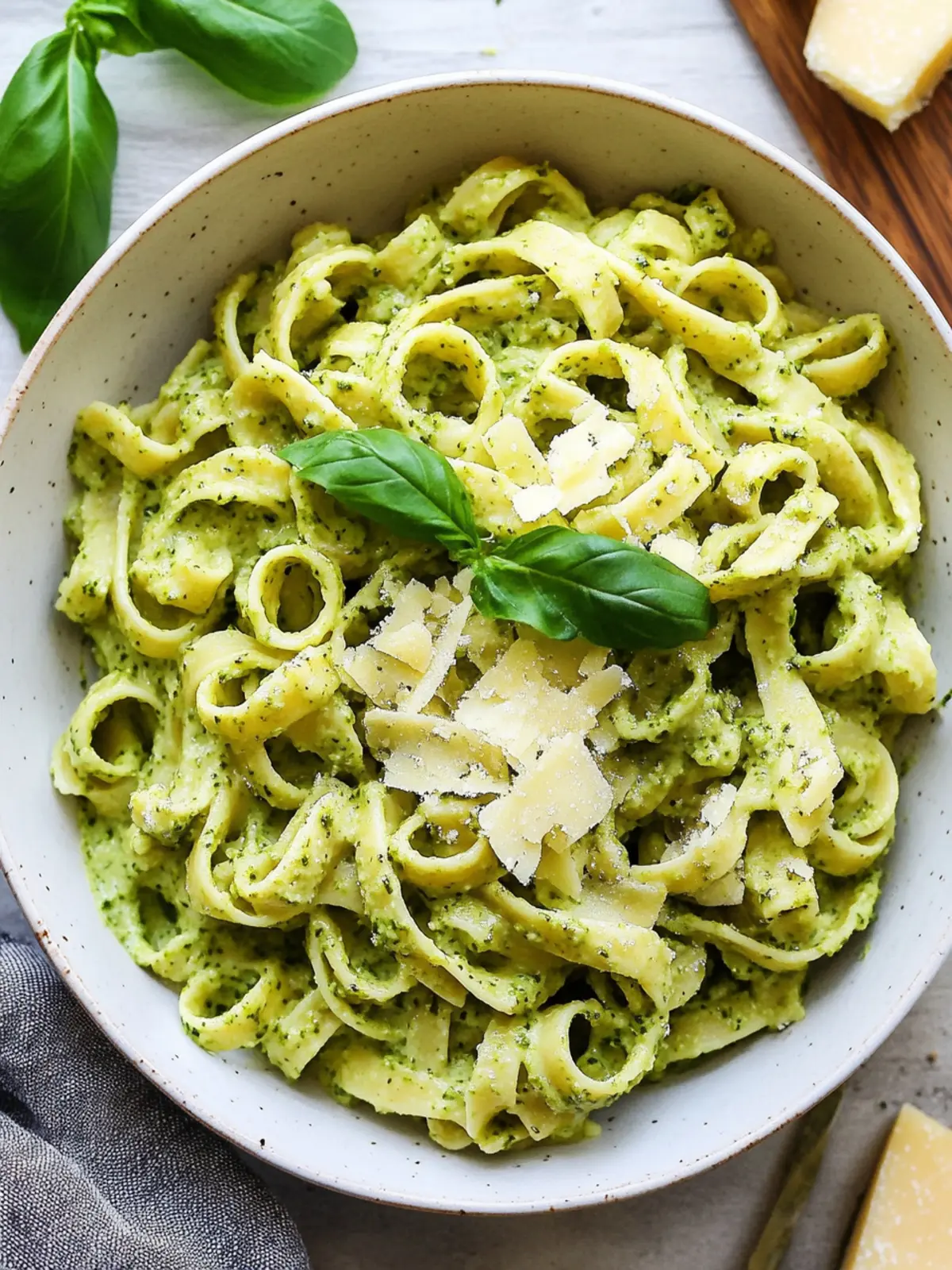 Cottage Cheese Creamy Pesto Pasta That's Life-Changing 2 Cottage Cheese Creamy Pesto Pasta
