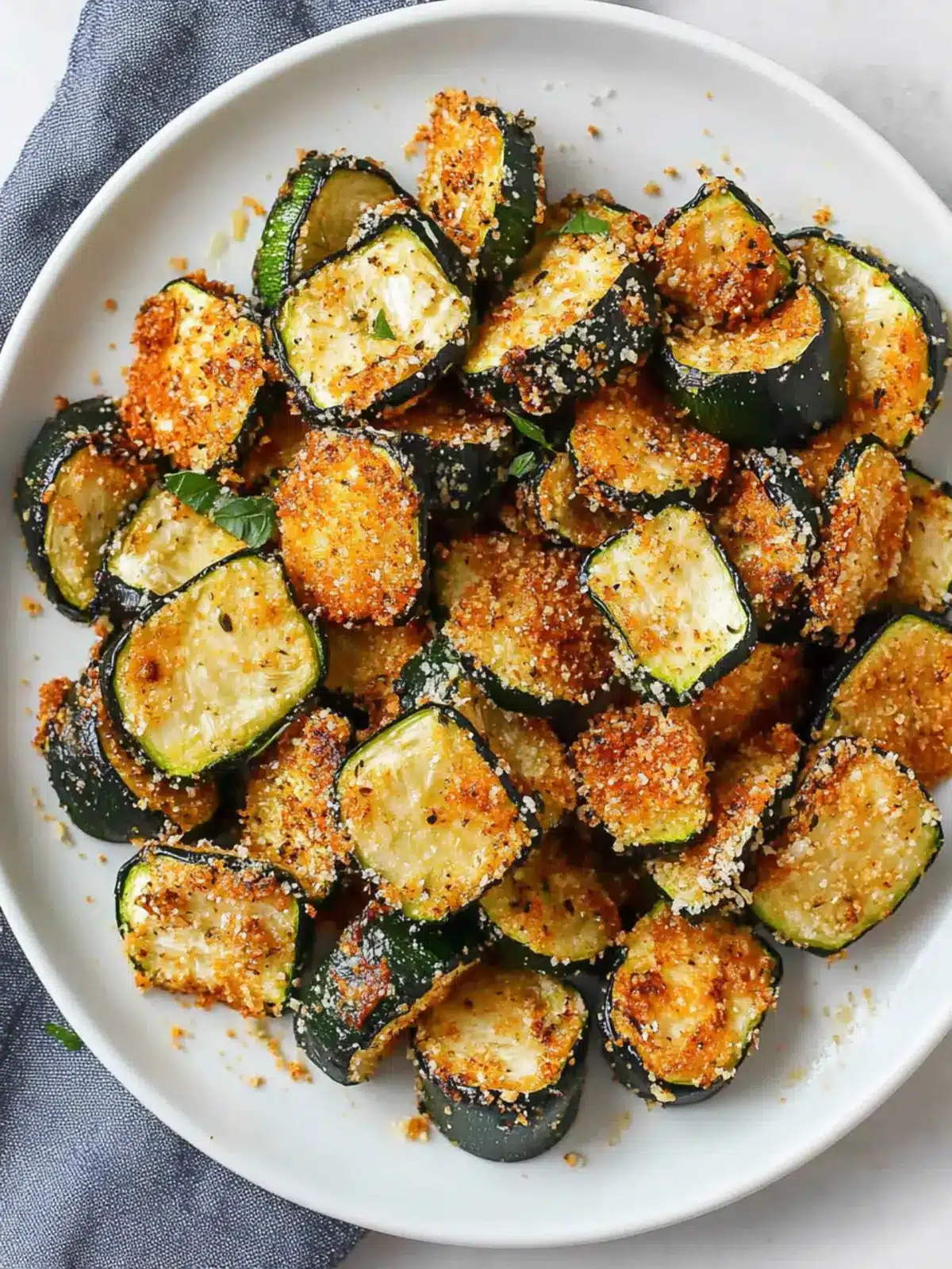 Crispy Air Fryer Parmesan Zucchini No Breading, Pure Yum! 3 Air Fryer Parmesan Zucchini (No Breading