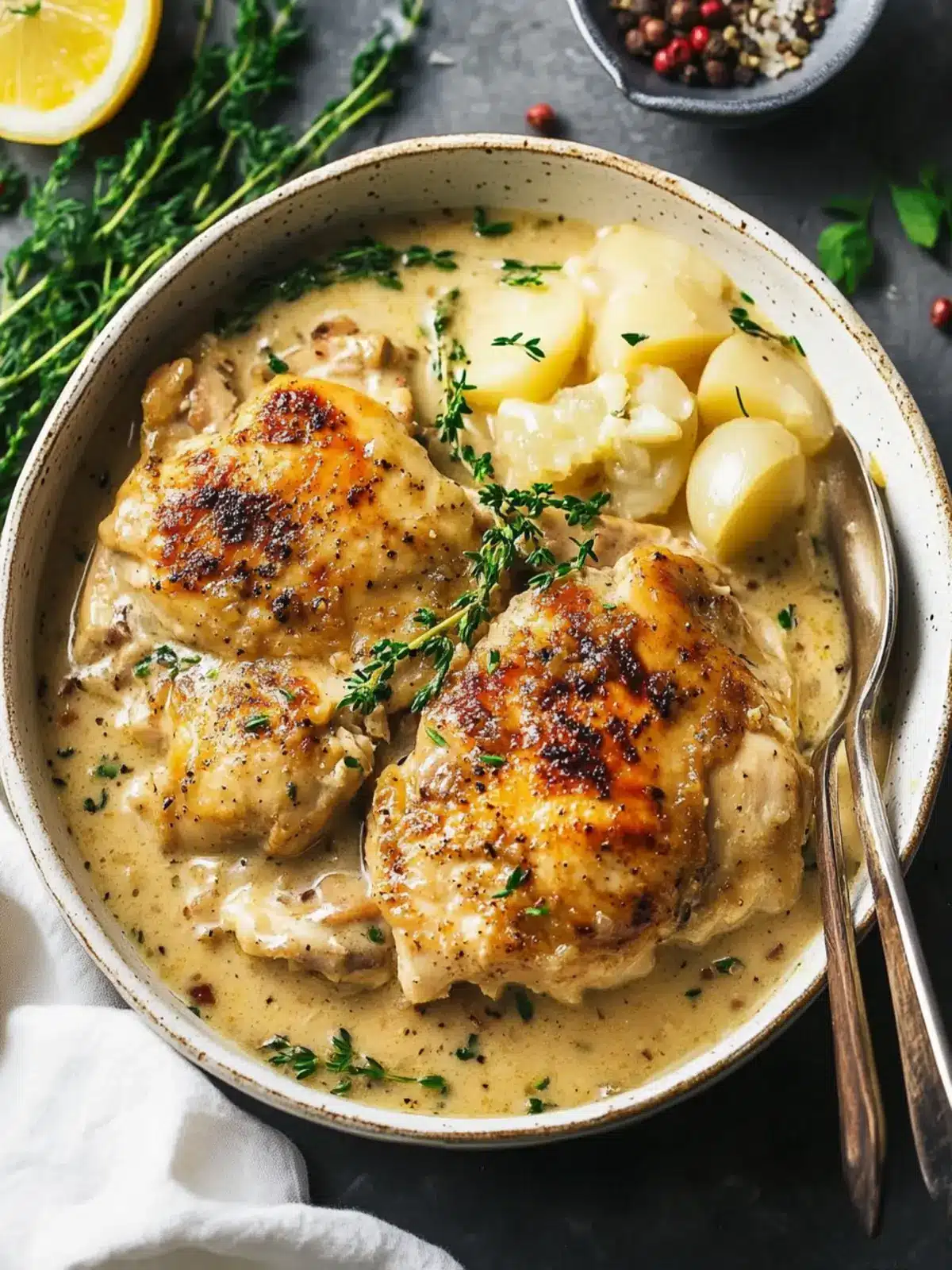 Savory Chicken in White Wine Sauce for Cozy Nights In 2 Chicken in White Wine Sauce