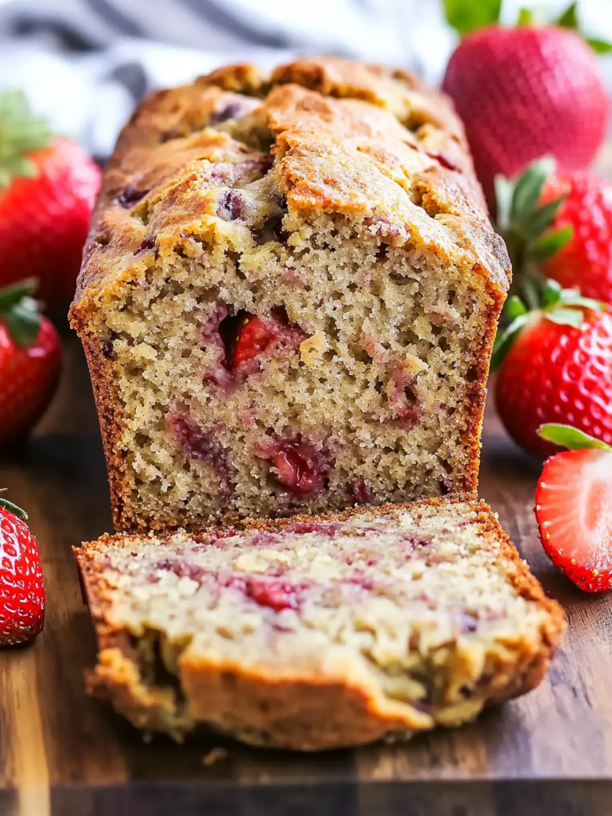 The Best Strawberry Banana Bread You’ll Crave Every Morning 4 The Best Strawberry Banana Bread