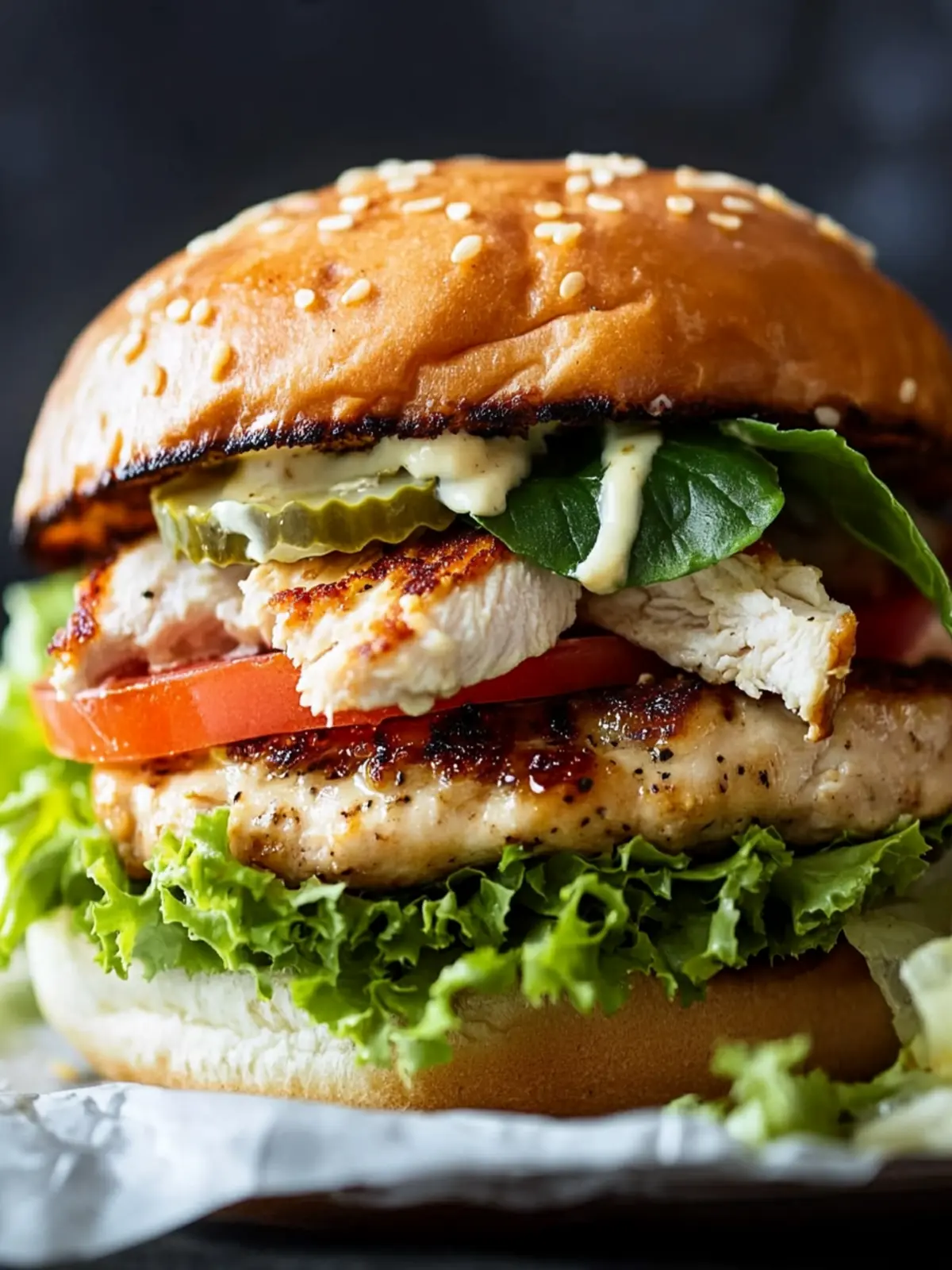 Juicy Chicken Caesar Burger Recipe for Ultimate Flavor Bliss 2 Chicken Caesar Burger