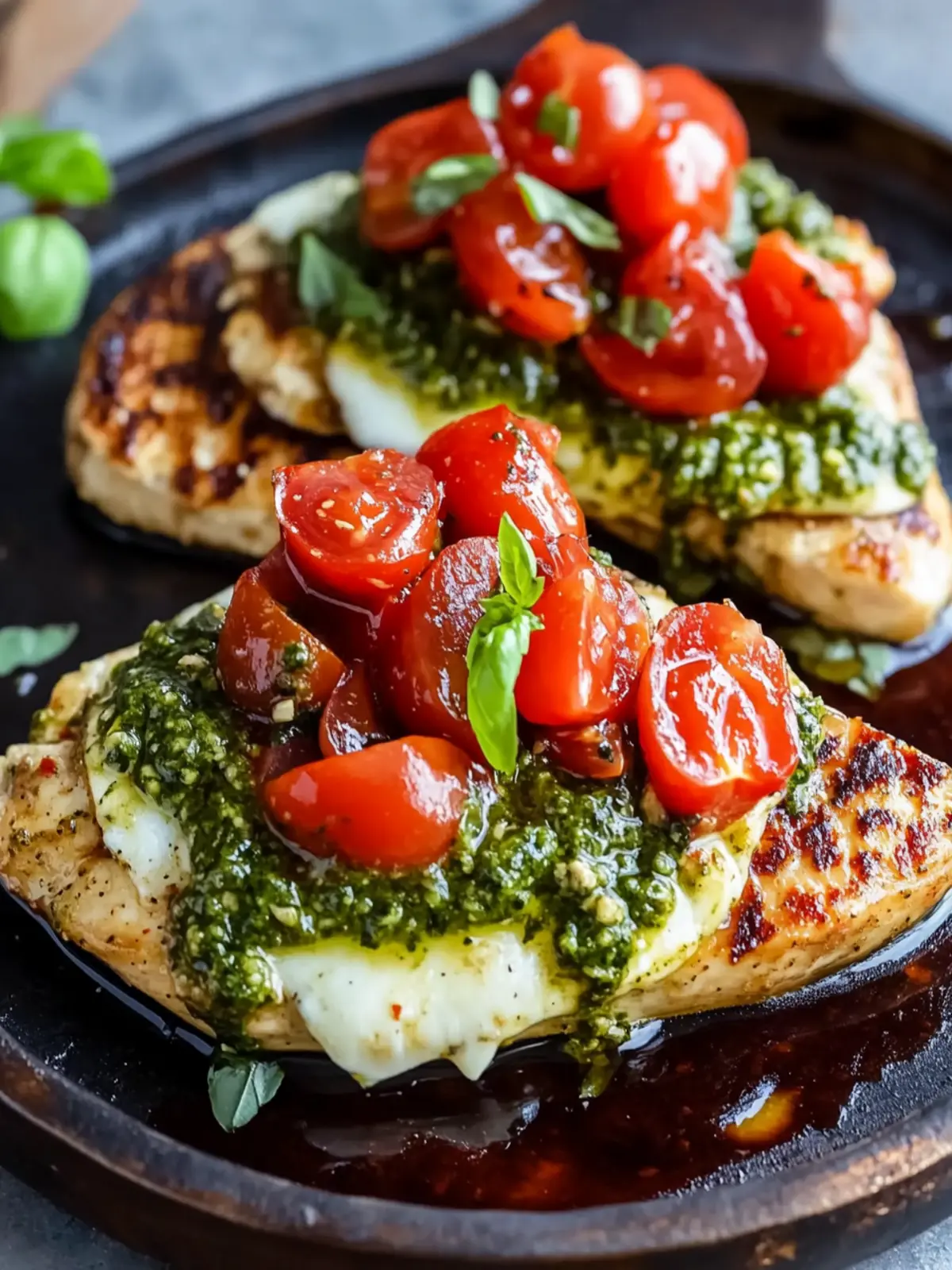 Pesto Bruschetta Chicken: Elevate Your Dinner Game Tonight 4 Pesto Bruschetta Chicken