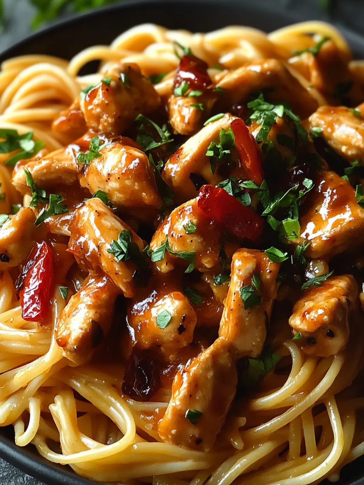 Sticky Honey Pepper Jack Chicken Pasta for Sweet & Spicy Cravings 4 Sticky Honey Pepper Jack Chicken Pasta