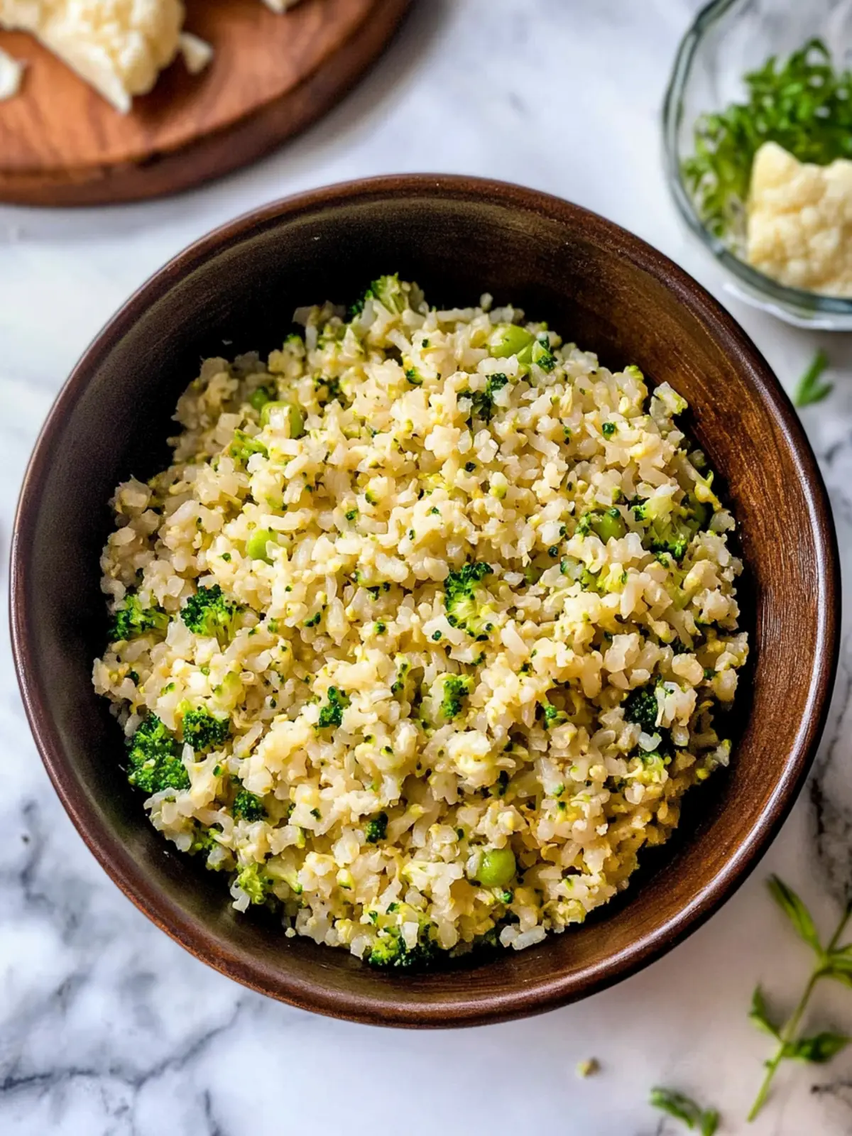 Creamy Cheesy Broccoli Cauliflower Rice You’ll Crave Daily 5 Cheesy Broccoli Cauliflower Rice