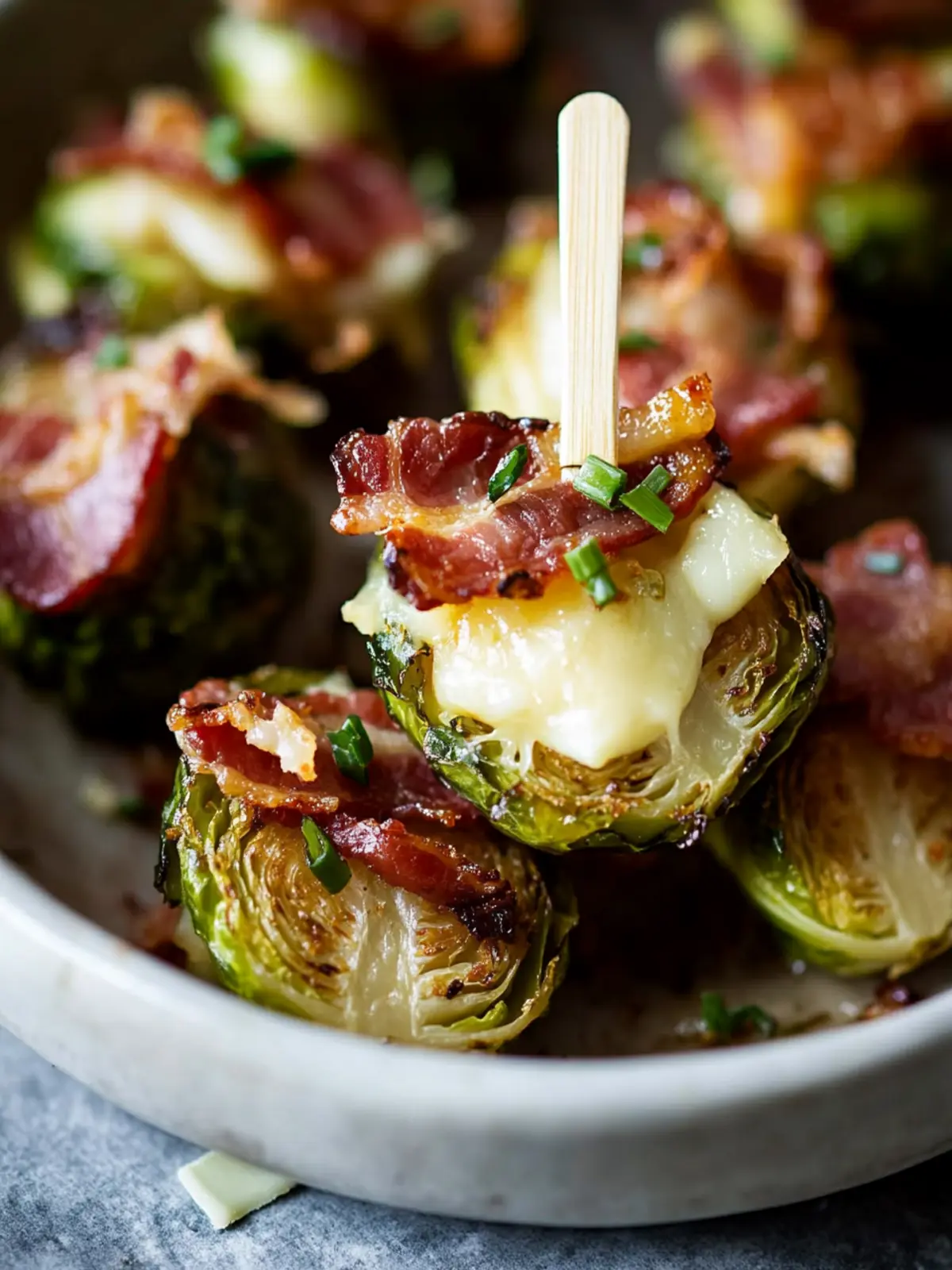 Crispy Brussel Sprouts with Bacon and Cheese You'll Crave 2 Crispy Brussel Sprouts with Bacon and Cheese