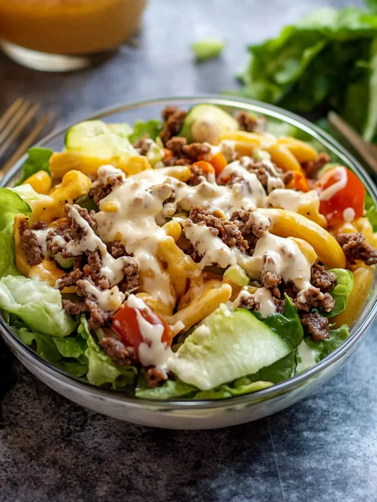 Delicious Keto Big Mac Salad That'll Revolutionize Dinner 3 Big Mac Salad | Keto Big Mac Salad Recipe