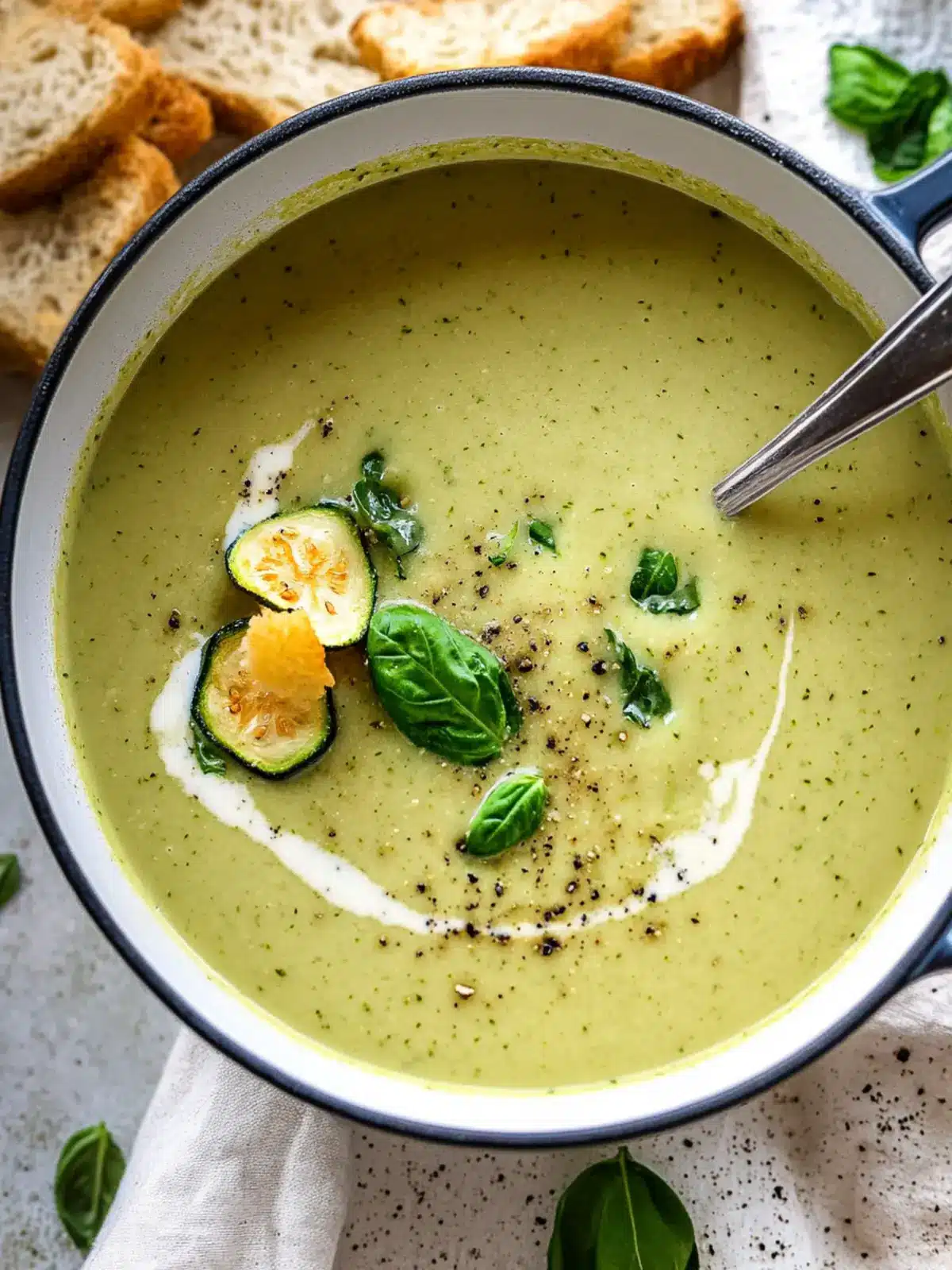 Cream of Zucchini Soup: A Cozy Twist for Your Dinner Table 2 Cream of Zucchini Soup
