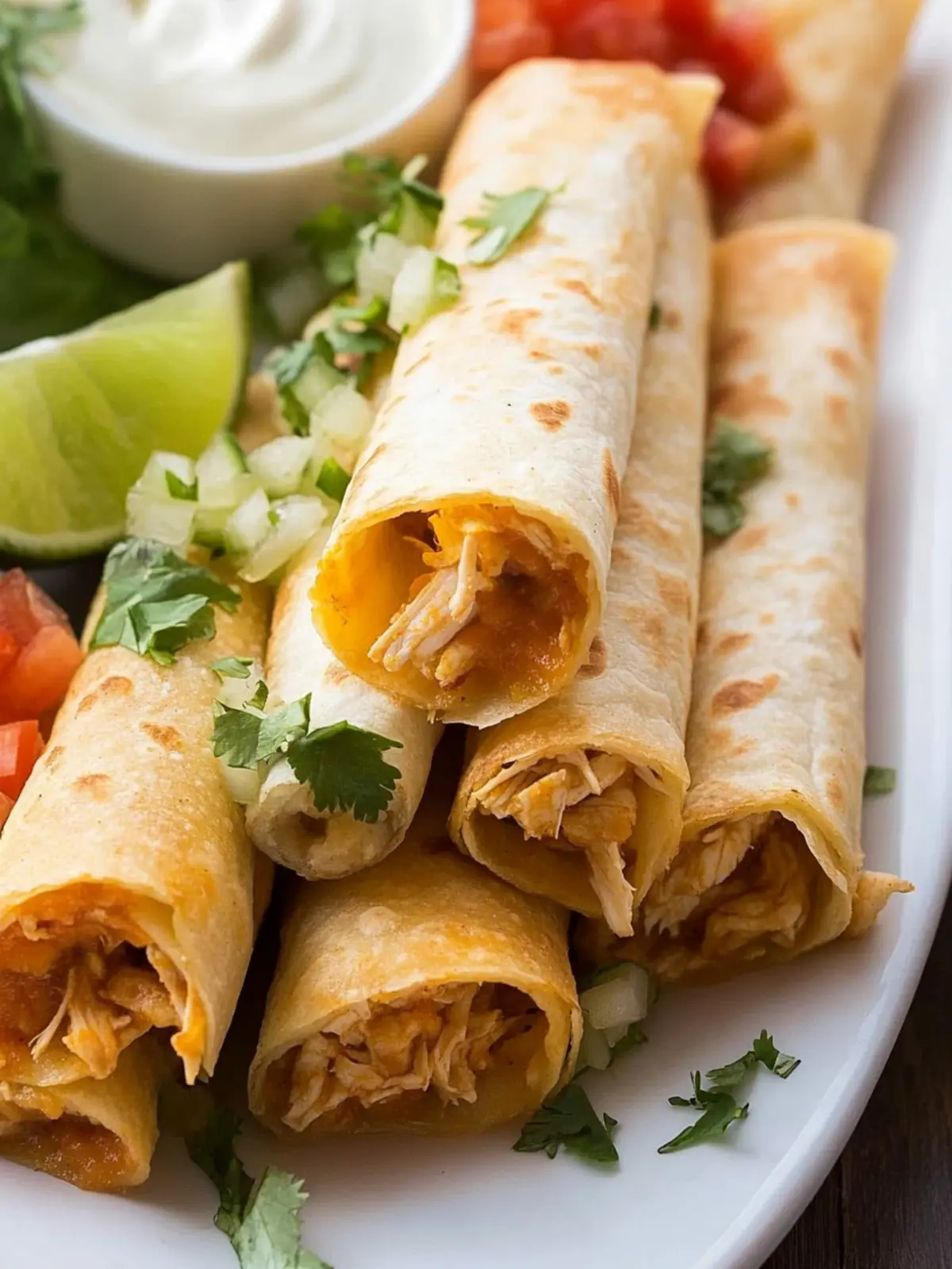 Savory Quick & Easy Chicken Flautas for Busy Weeknights 2 Quick & Easy Chicken Flautas