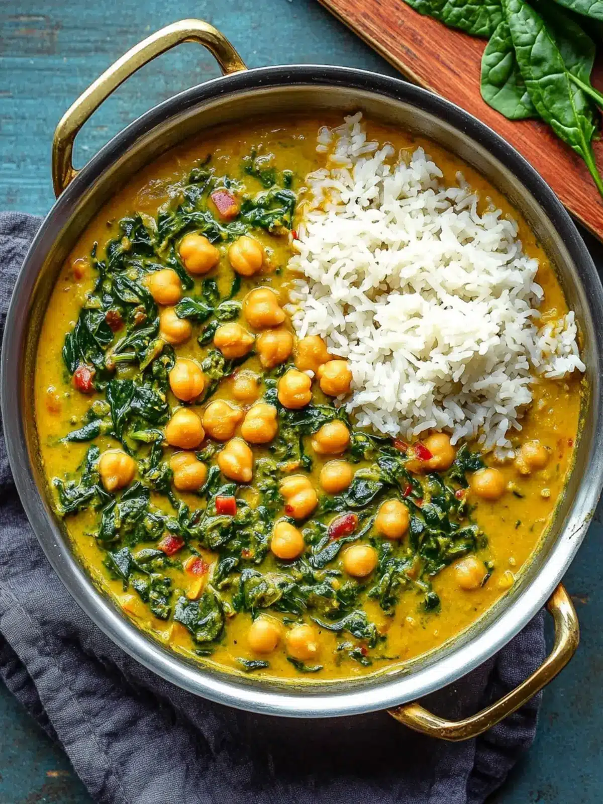 Chana Saag Curry: Flavor-Packed Chickpea & Spinach Delight 2 Chana Saag Curry – Chickpea and Spinach Curry