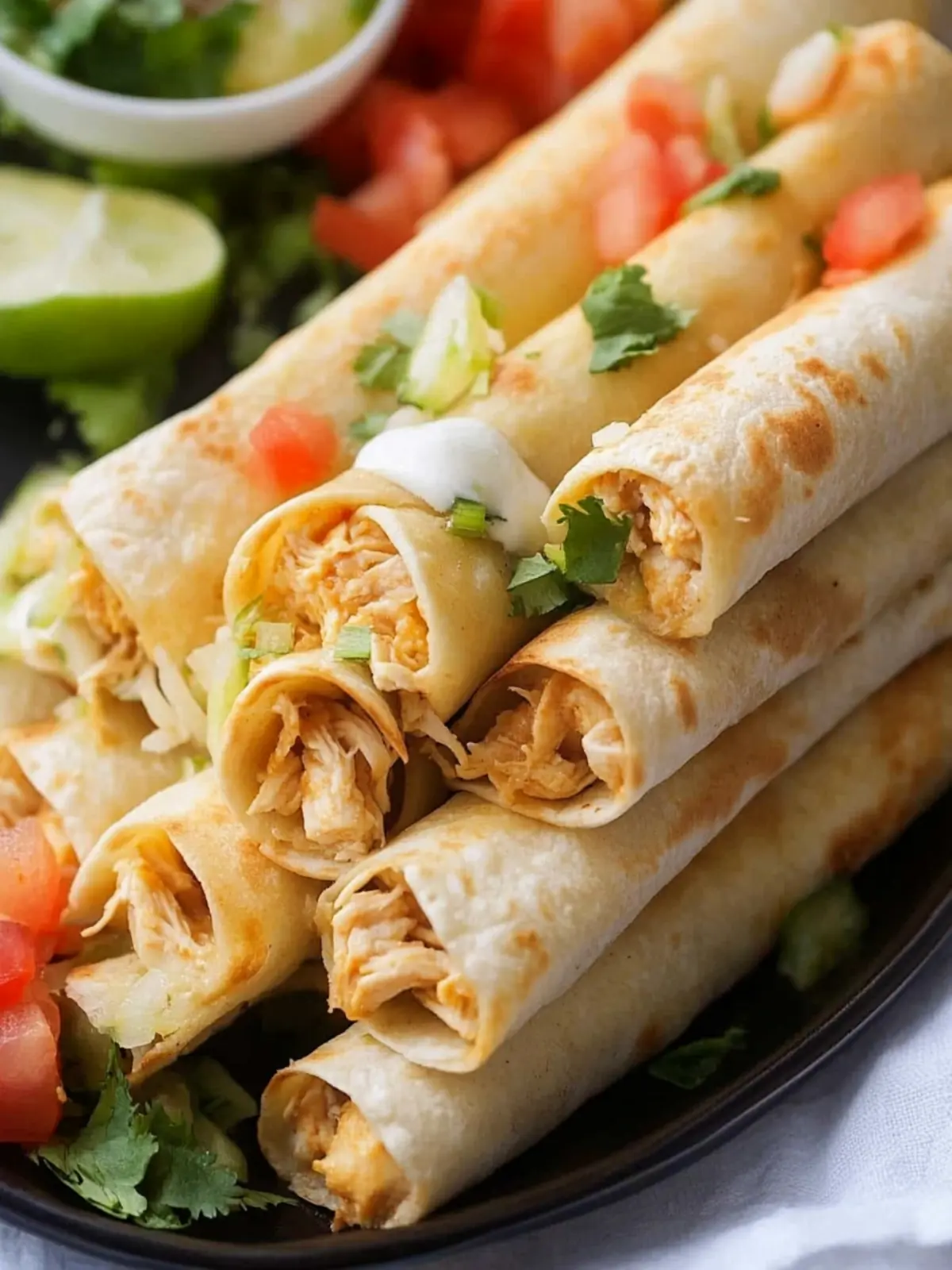 Savory Quick & Easy Chicken Flautas for Busy Weeknights 5 Quick & Easy Chicken Flautas