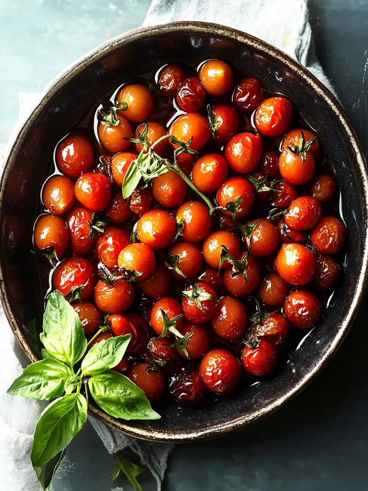 Roasted Cherry Tomatoes with Balsamic Bliss You’ll Crave 5 Roasted Cherry Tomatoes