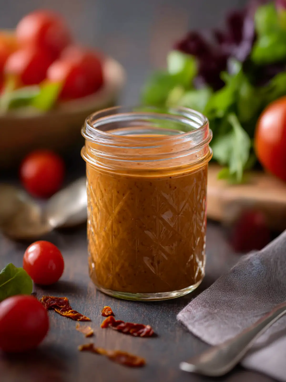 Zesty Sun Dried Tomato Vinaigrette for Flavor Lovers 2 Sun Dried Tomato Vinaigrette