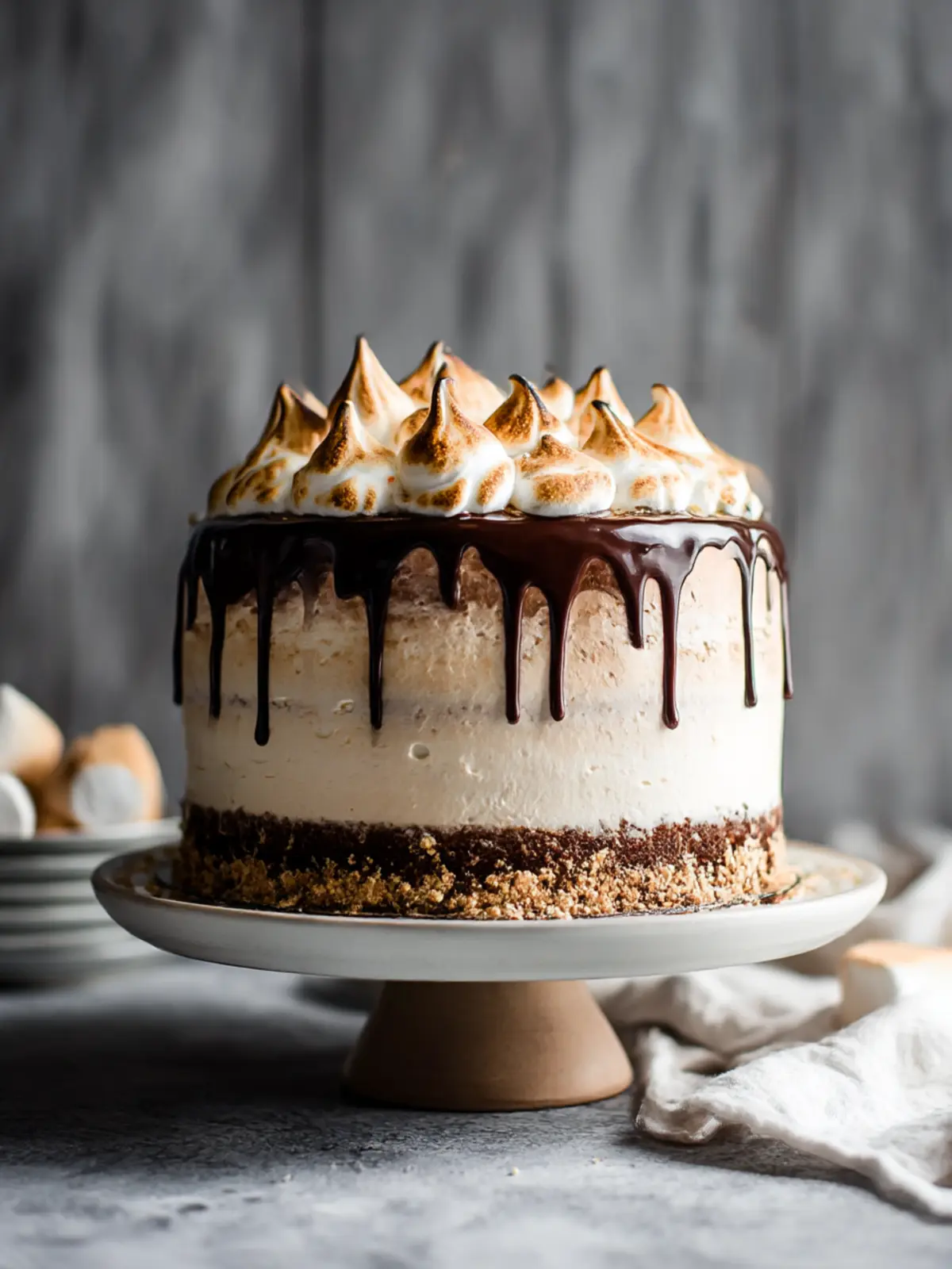 S’mores Cake: A Decadent Twist on a Campfire Classic 5 S’mores Cake