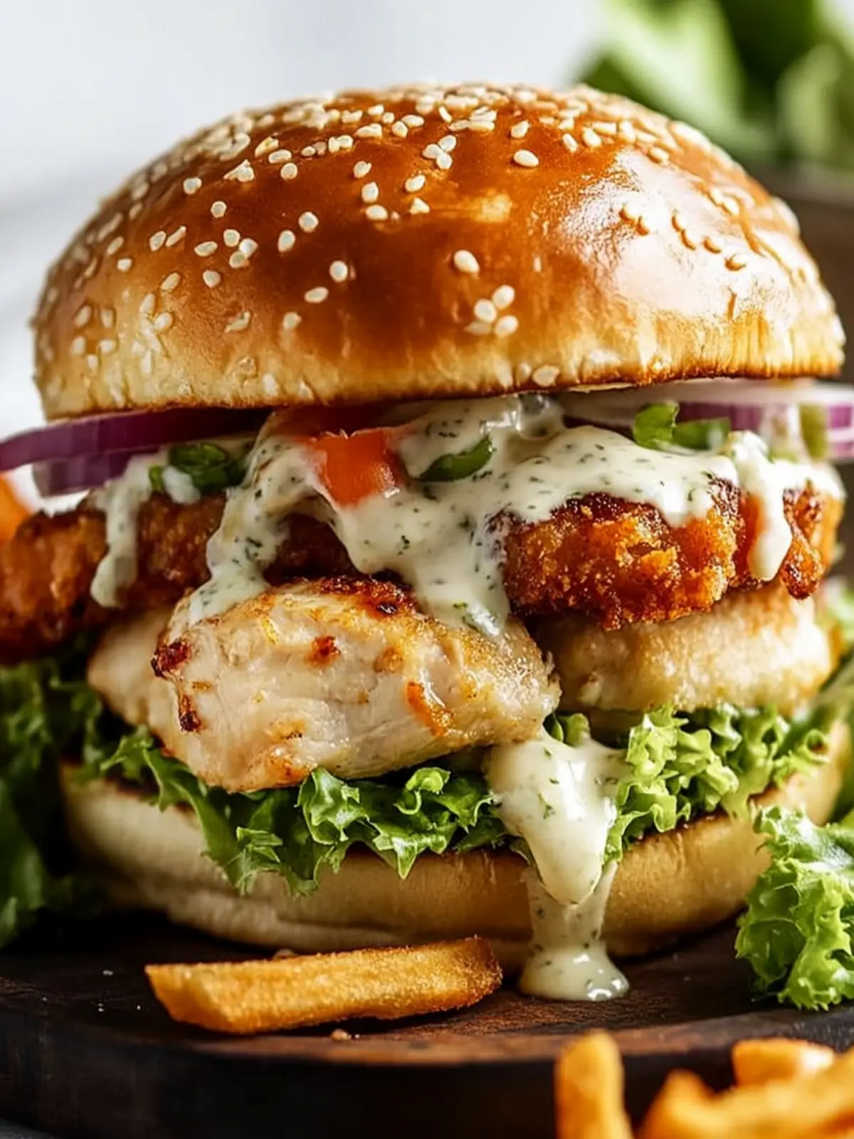 Juicy Chicken Caesar Burger Recipe for Ultimate Flavor Bliss 5 Chicken Caesar Burger