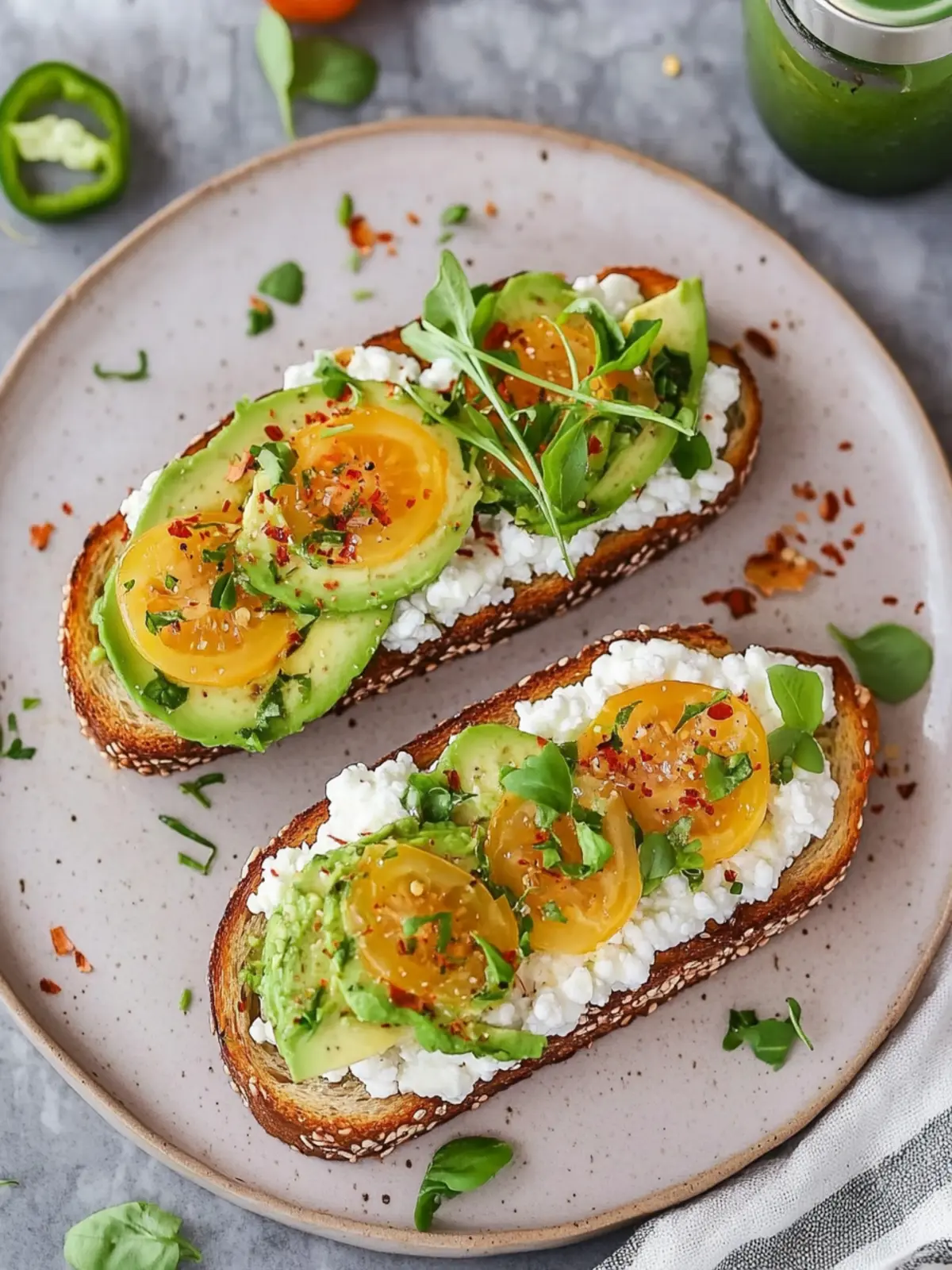 Avocado Toast with Cottage Cheese: A Breakfast Game Changer 5 Avocado Toast with Cottage Cheese