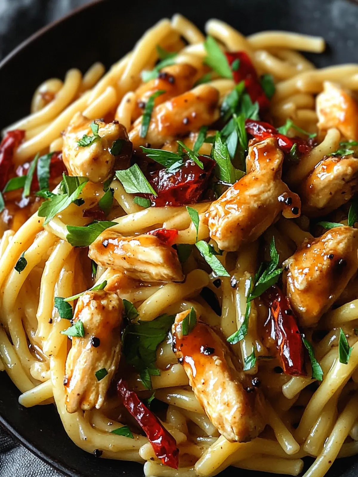 Sticky Honey Pepper Jack Chicken Pasta for Sweet & Spicy Cravings 3 Sticky Honey Pepper Jack Chicken Pasta