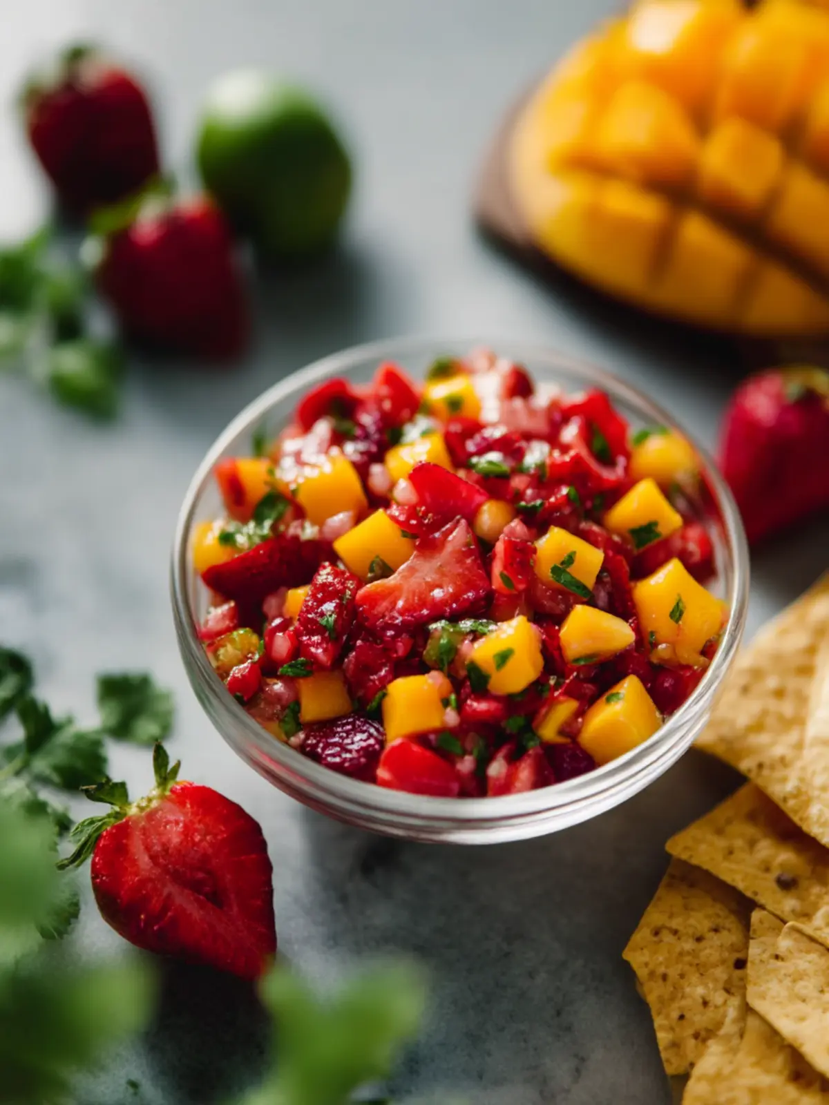 Delicious Strawberry Mango Salsa for Refreshing Summer Snacks 3 Strawberry Mango Salsa