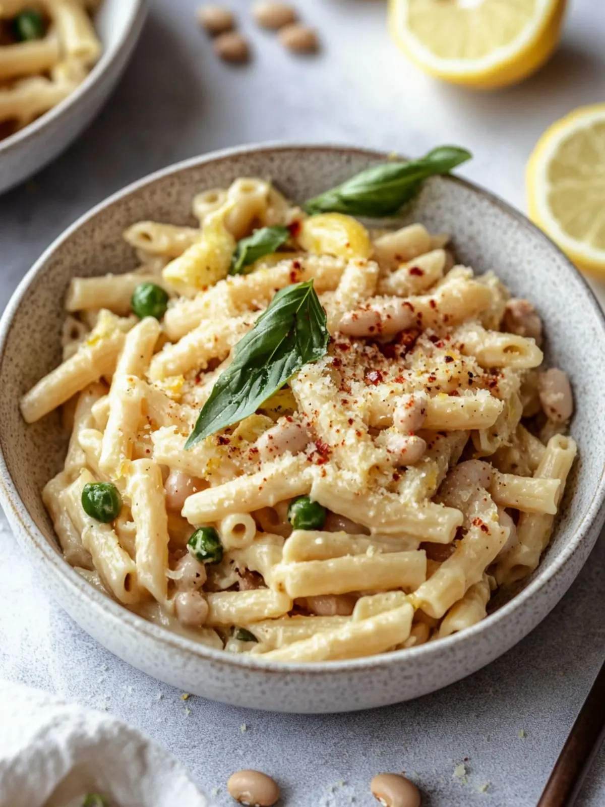 Vegan Lemon White Bean Pasta That Brightens Your Dinner Table 5 Vegan Lemon White Bean Pasta