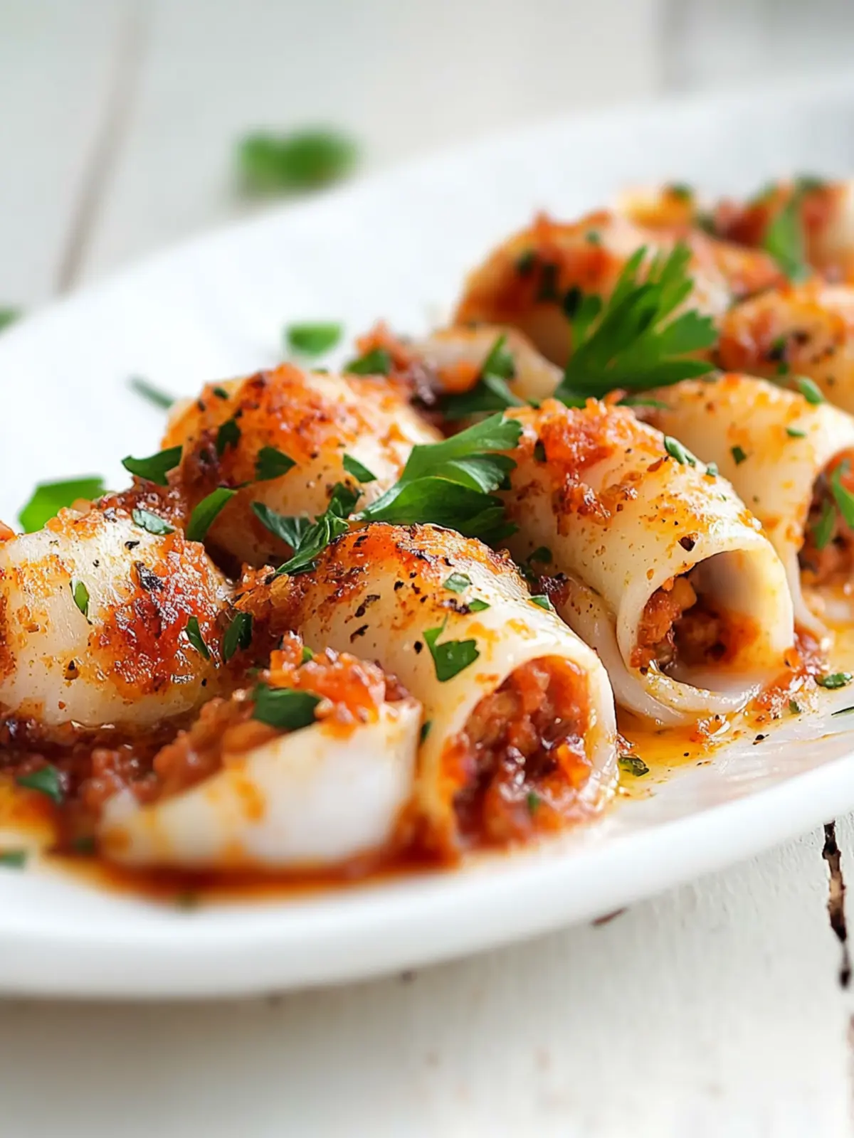 Sicilian Stuffed Squid Recipe for a Flavor-Packed Dinner 5 SICILIAN STUFFED SQUID RECIPE( Seppie Ripiene
