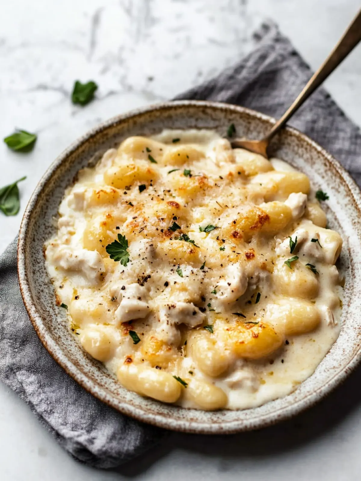 Creamy Chicken Alfredo Gnocchi Bake That Wows Every Dinner 3 Chicken Alfredo Gnocchi Bake