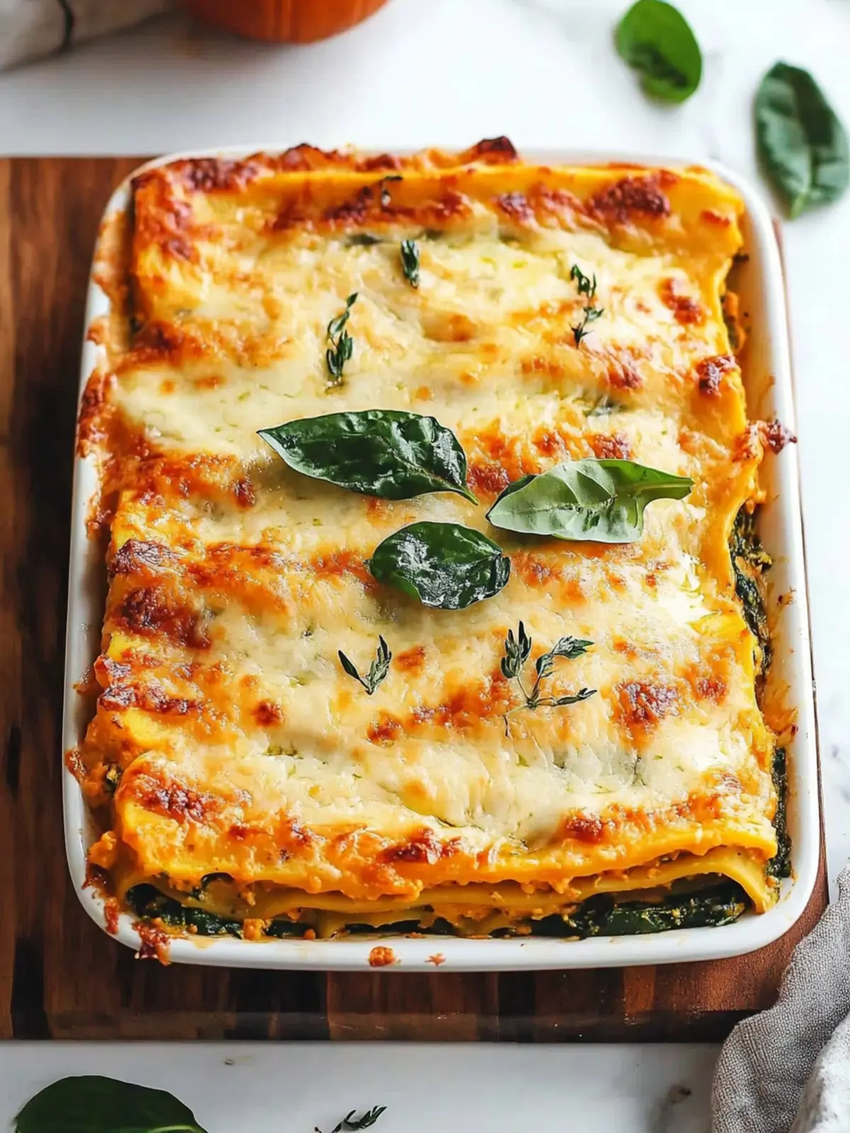Irresistible Vegetarian Pumpkin Spinach Lasagna for Fall Feasts 3 Vegetarian Pumpkin Spinach Lasagna