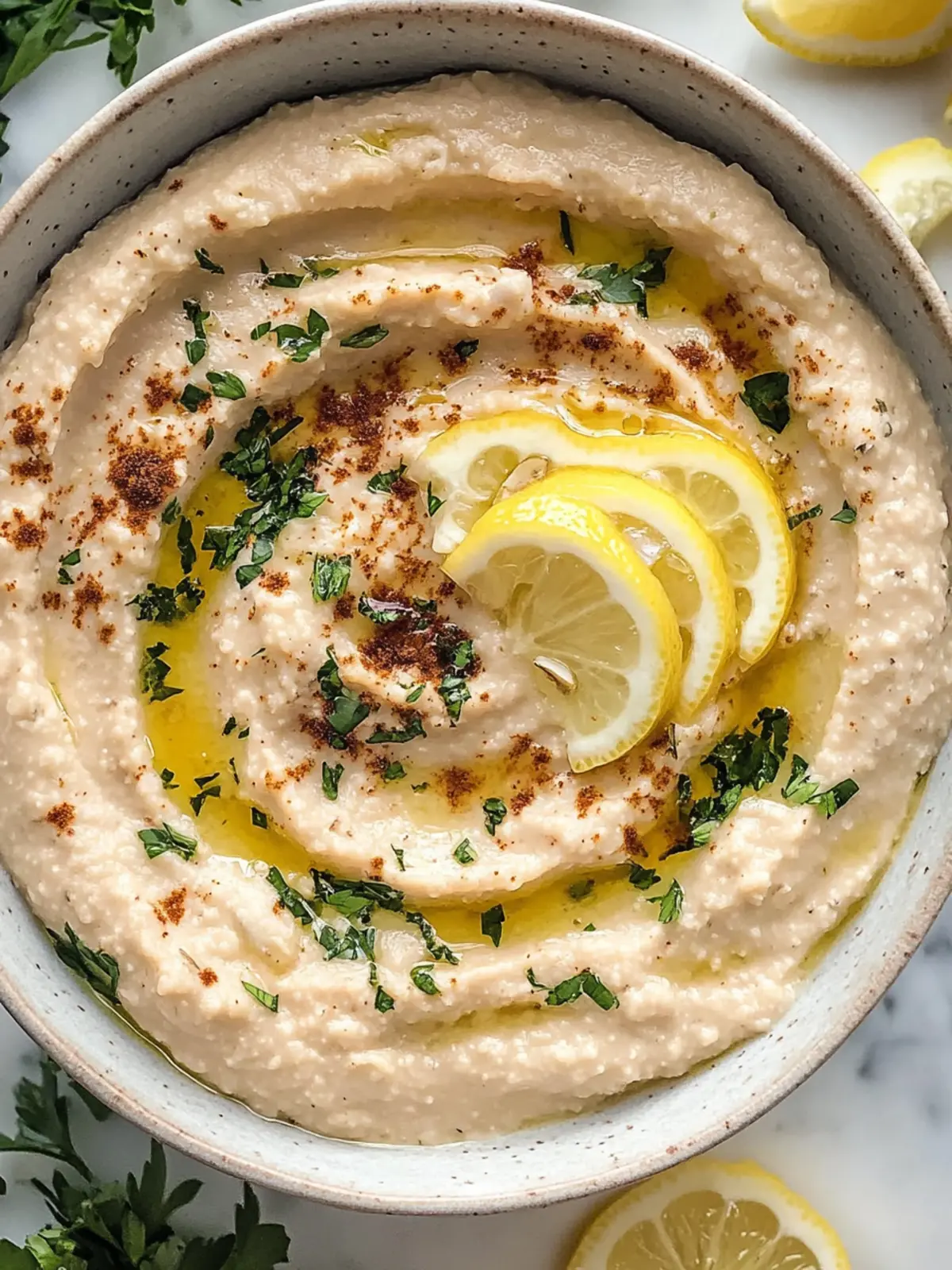 Tangy Lemon Garlic White Bean Dip That's Perfect for Snacking 5 Lemon Garlic White Bean Dip