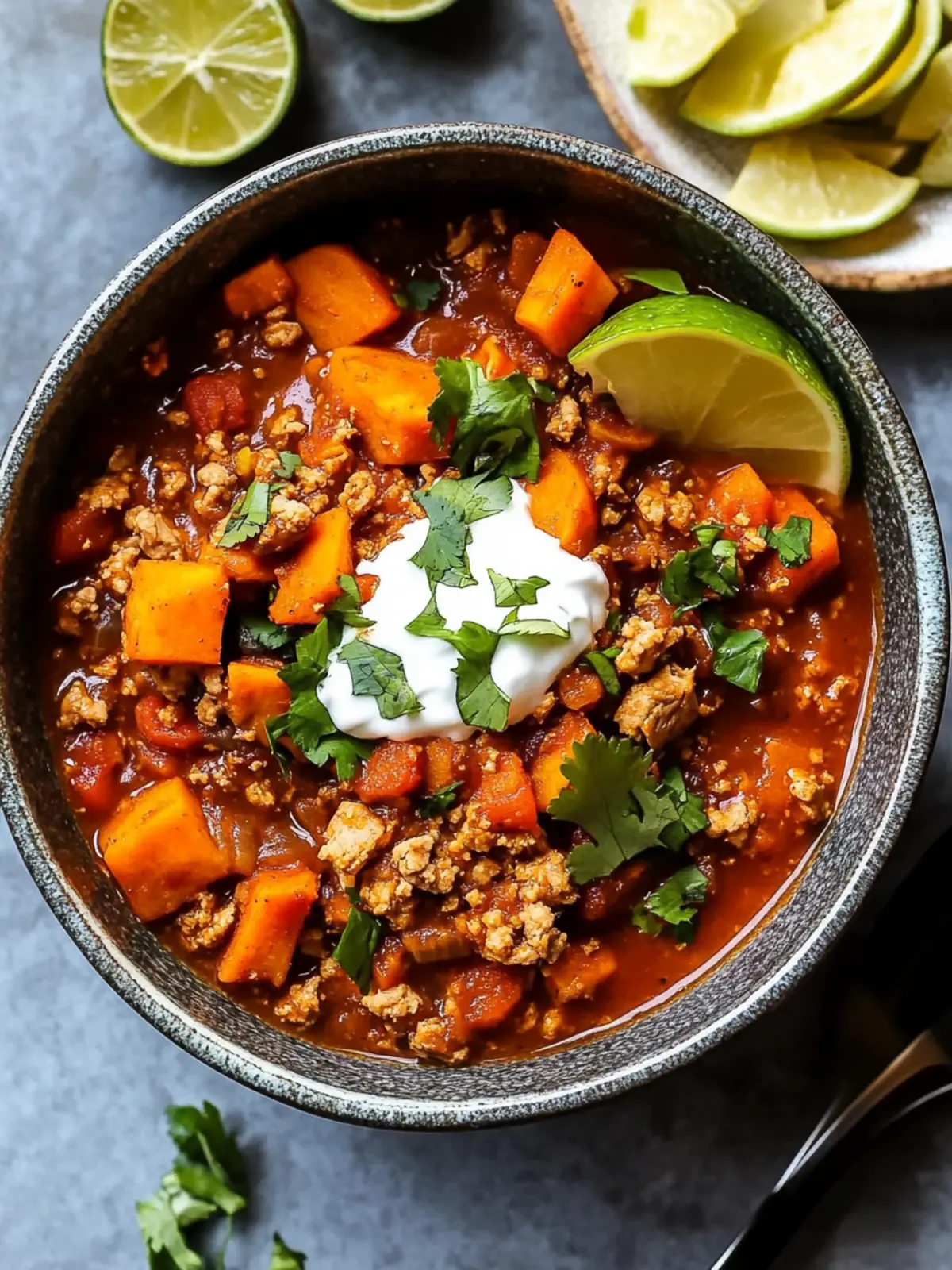 Sweet Potato Turkey Chili That Wows (Whole30, Paleo) 5 Sweet Potato Turkey Chili (Whole30, Paleo)