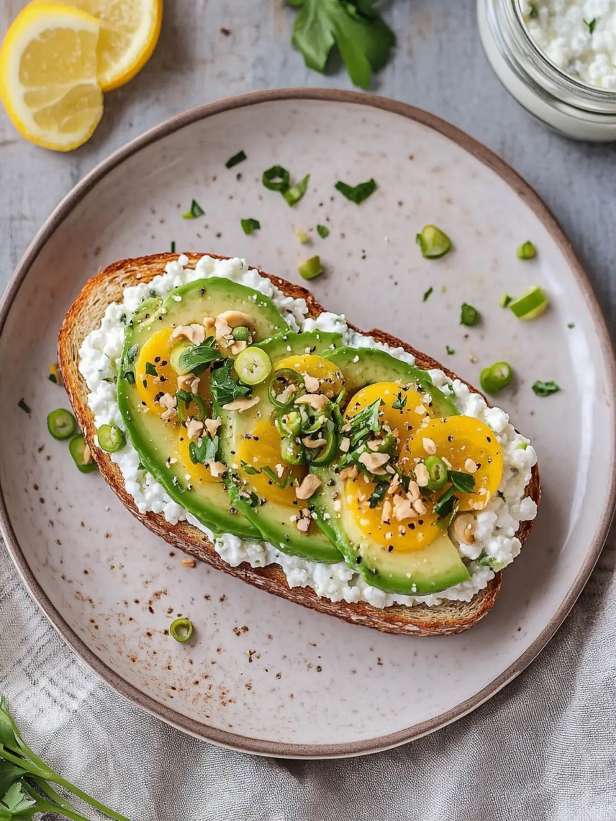 Avocado Toast with Cottage Cheese: A Breakfast Game Changer 4 Avocado Toast with Cottage Cheese