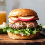 Savory Apple Turkey Burgers with Zesty Cranberry Aioli 9 Apple Turkey Burgers