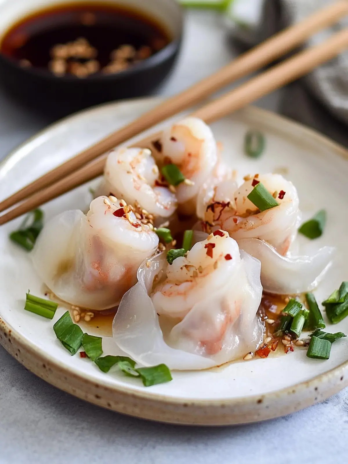 Delicious Rice Paper Shrimp Dumplings Steamed to Perfection 4 Rice Paper Shrimp Dumplings (Steamed and Healthy)