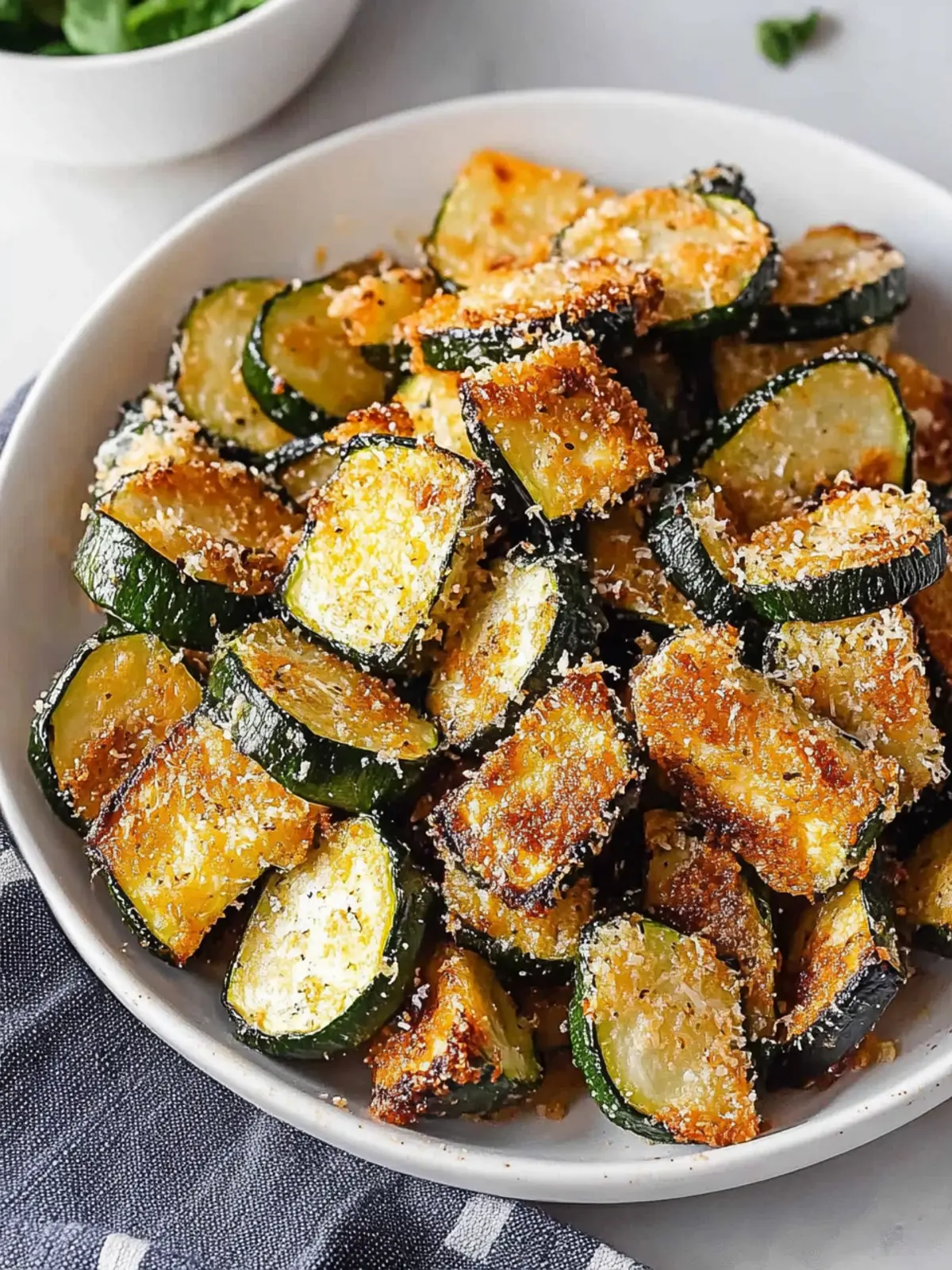 Crispy Air Fryer Parmesan Zucchini No Breading, Pure Yum! 2 Air Fryer Parmesan Zucchini (No Breading