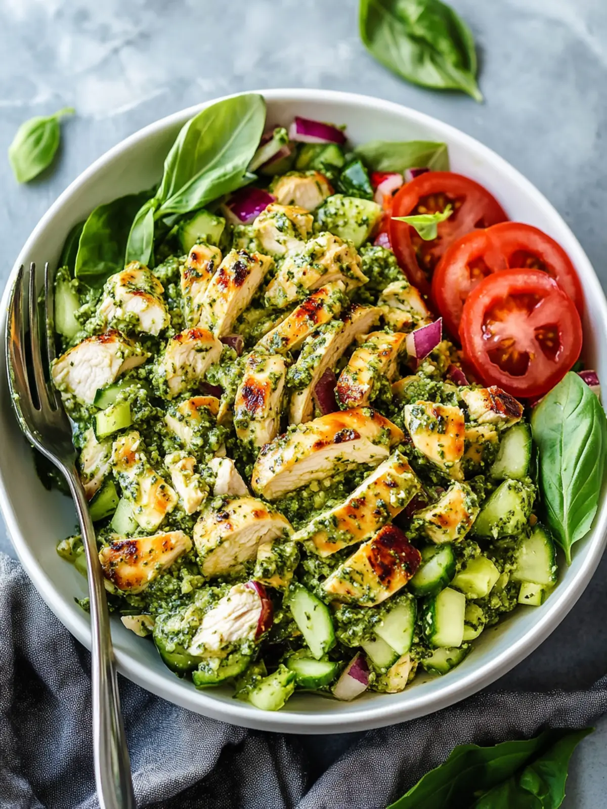 Delicious Pesto Chicken Salad for Fresh Flavor Lovers 2 Pesto Chicken Salad