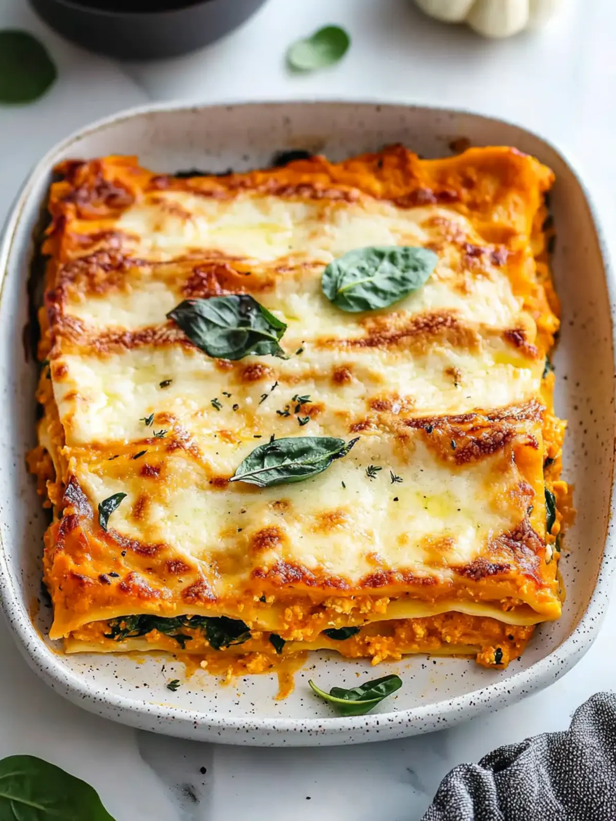 Irresistible Vegetarian Pumpkin Spinach Lasagna for Fall Feasts 4 Vegetarian Pumpkin Spinach Lasagna
