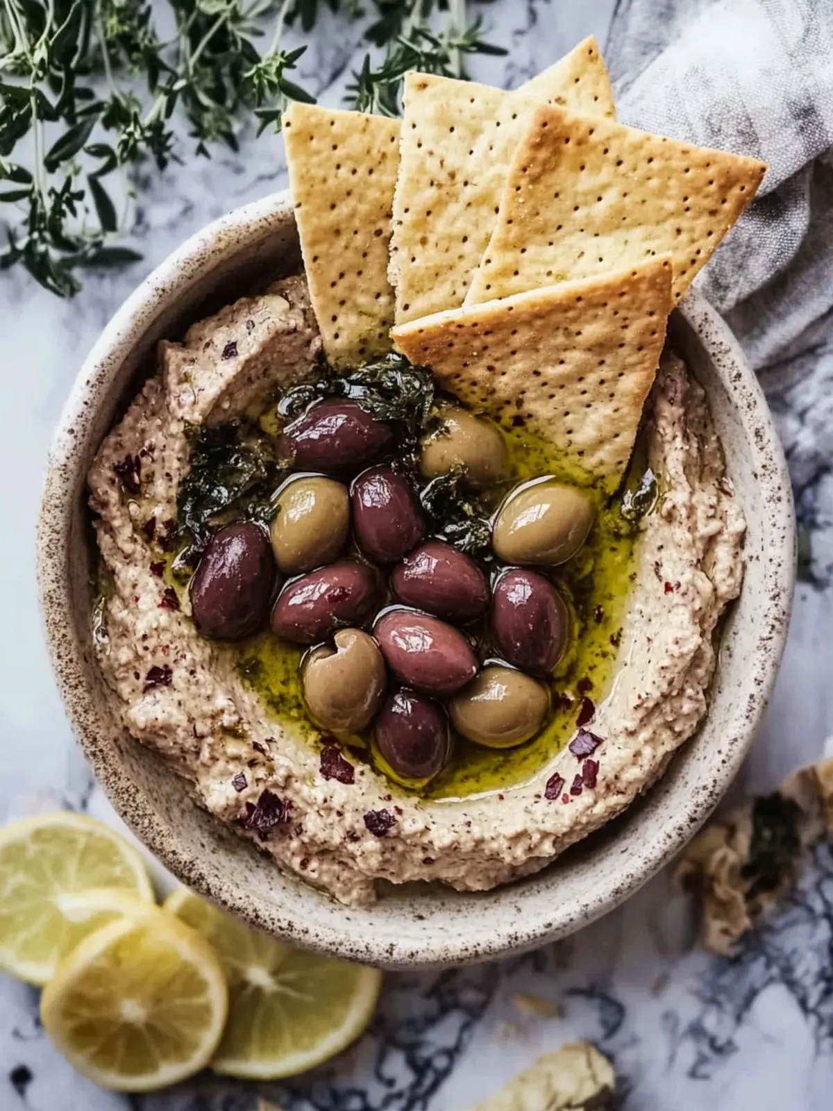 Kalamata Olive Dip: A Creamy Twist for Your Snack Table 3 Kalamata Olive Dip