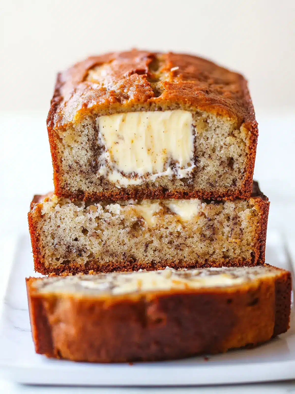 Decadent Cream Cheese-Filled Banana Bread You’ll Crave Daily 4 Cream Cheese-Filled Banana Bread