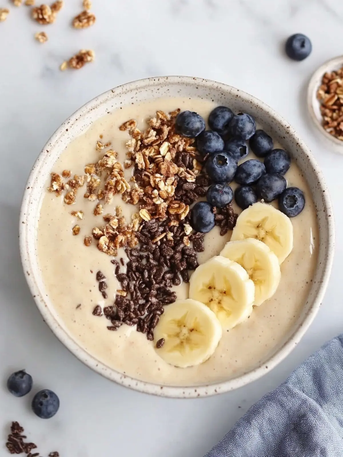 Deliciously Creamy Vanilla Banana Smoothie Bowl Bliss 3 Vanilla Banana Smoothie Bowl