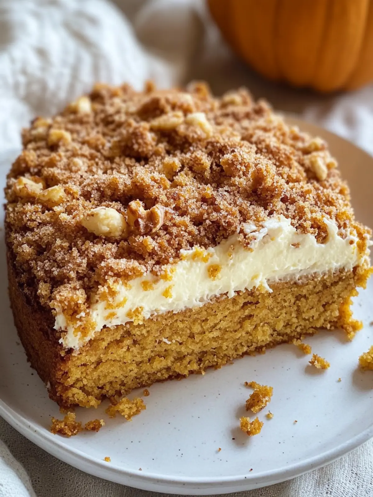 Decadent Cream Cheese Pumpkin Coffee Cake for Cozy Mornings 2 Cream Cheese Pumpkin Coffee Cake