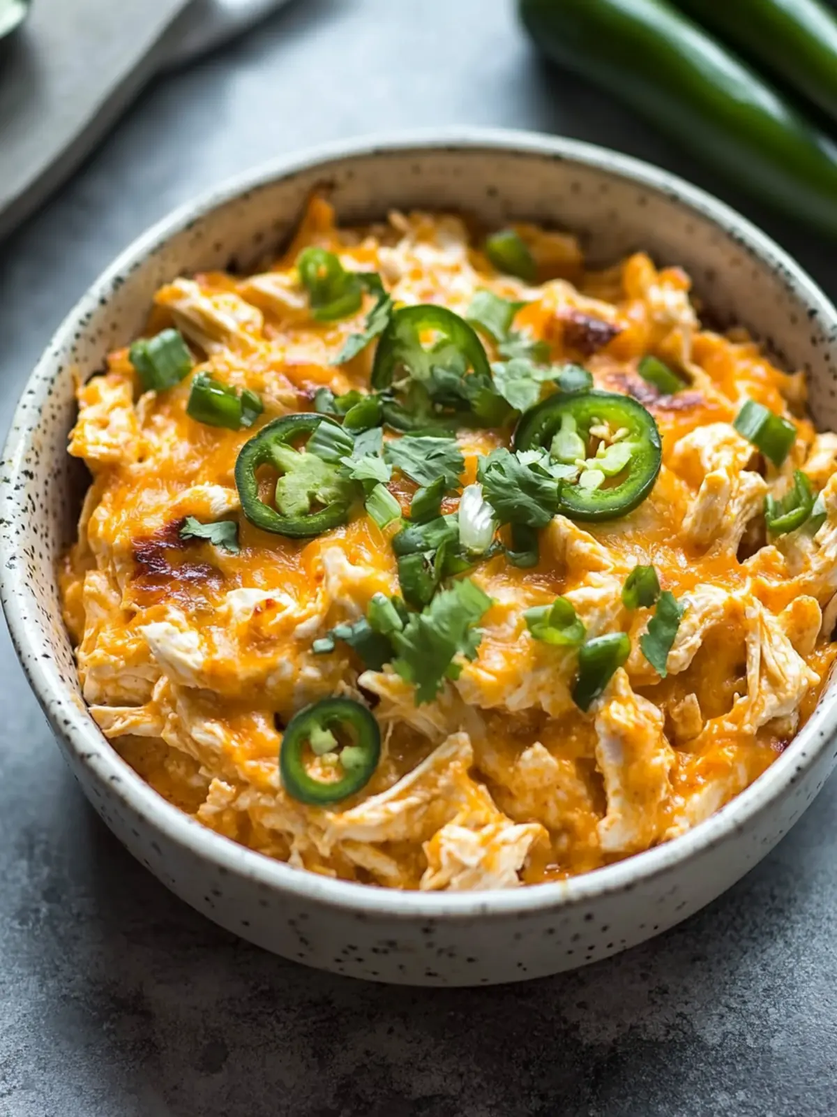 Spicy Jalapeño Buffalo Chicken Casserole: Whole30 & Keto Delight 3 Jalapeño Buffalo Chicken Casserole: Whole30, Keto, Paleo, GF