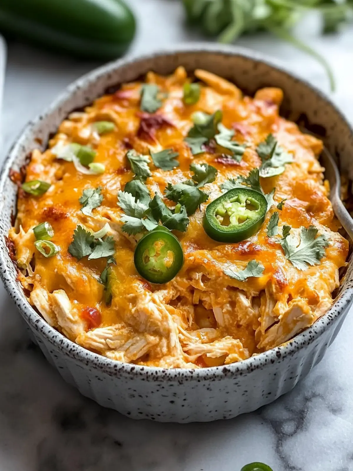 Spicy Jalapeño Buffalo Chicken Casserole: Whole30 & Keto Delight 4 Jalapeño Buffalo Chicken Casserole: Whole30, Keto, Paleo, GF