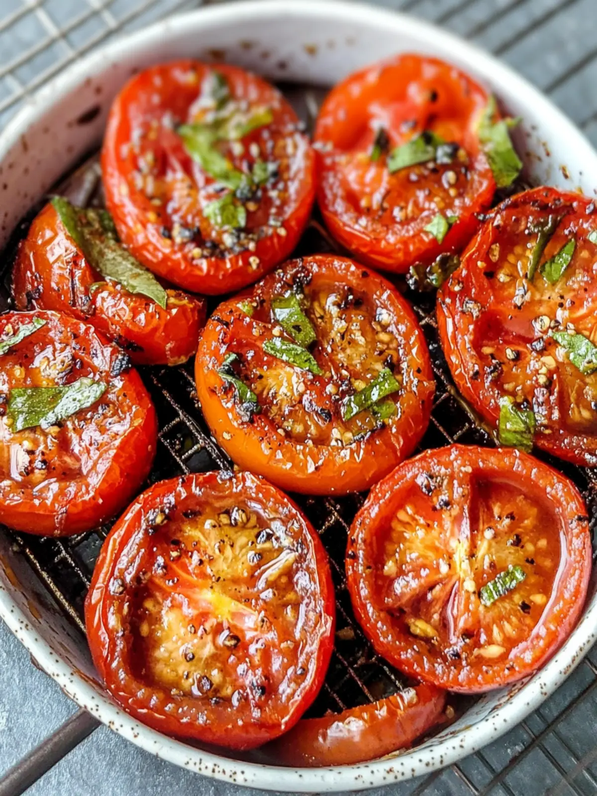 20-Minute Air Fryer Roasted Roma Tomatoes for Flavorful Feasts 2 20-Minute Air Fryer Roasted Roma Tomatoes