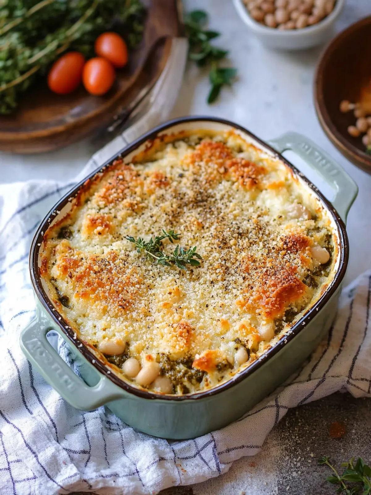 Savory White Bean and Pesto Bake for Comforting Nights 5 White Bean and Pesto Bake