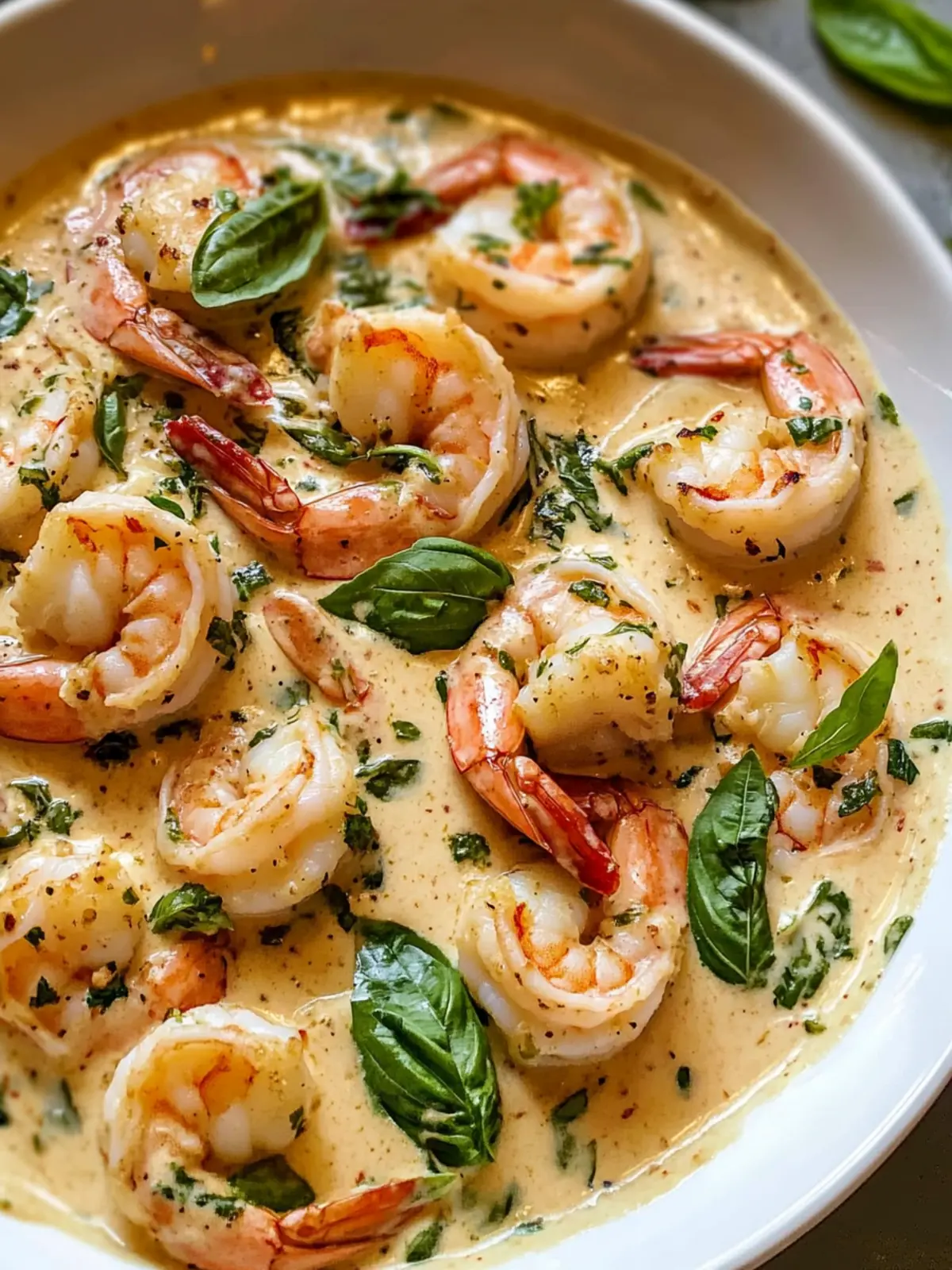 Creamy Parmesan Basil Shrimp Recipe for a Cozy Dinner Night 4 Creamy Parmesan Basil Shrimp Recipe