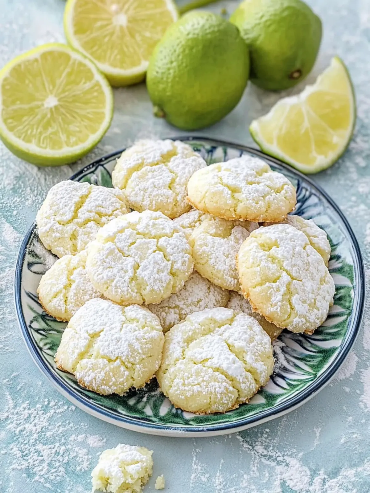 Coconut Key Lime Crinkle Cookies for a Tropical Treat 4 Coconut Key Lime Crinkle Cookies