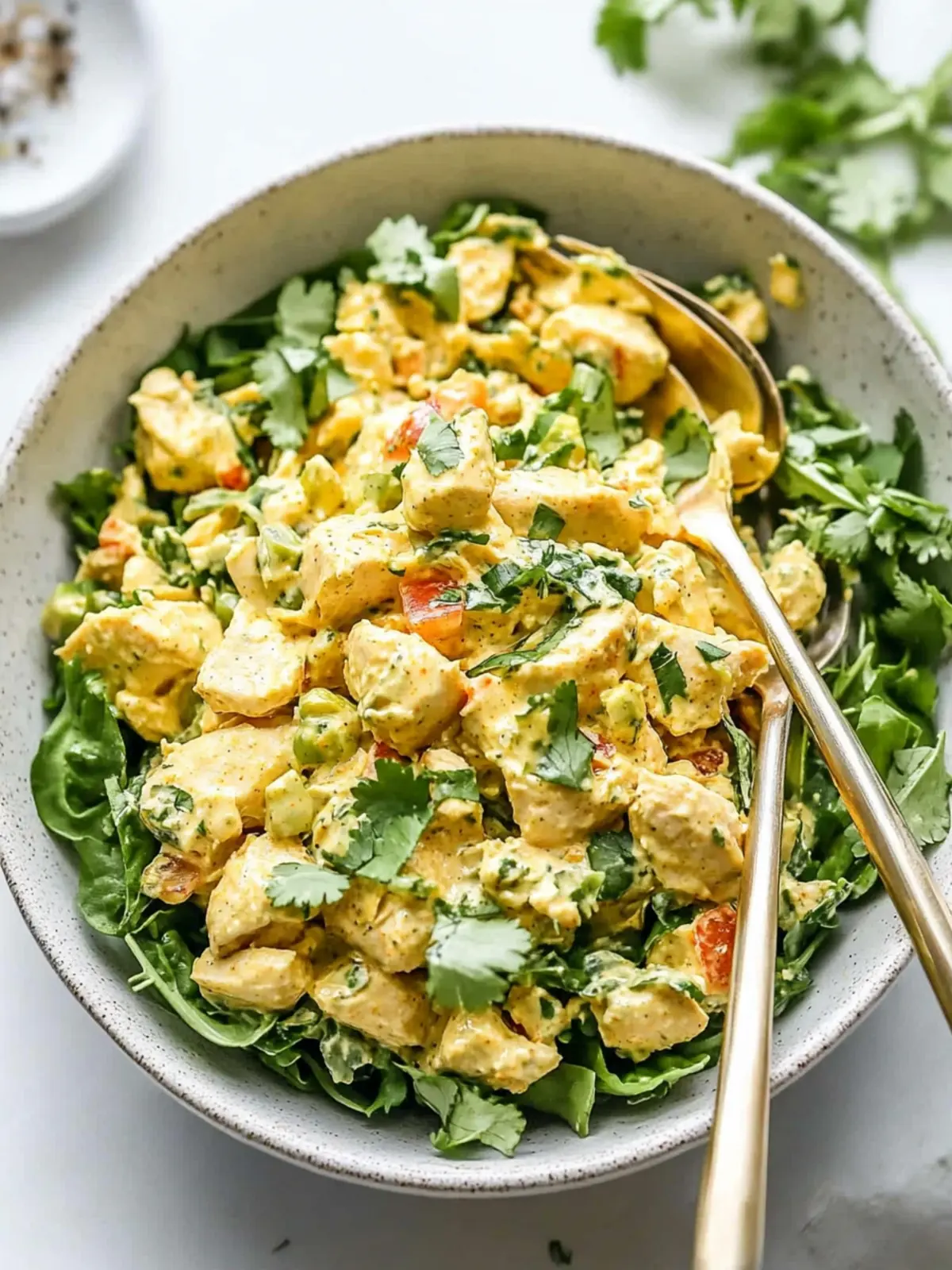 Easy Creamy Curry Chicken Salad with Greek Yogurt Magic 4 Easy Creamy Curry Chicken Salad – With Greek Yogurt