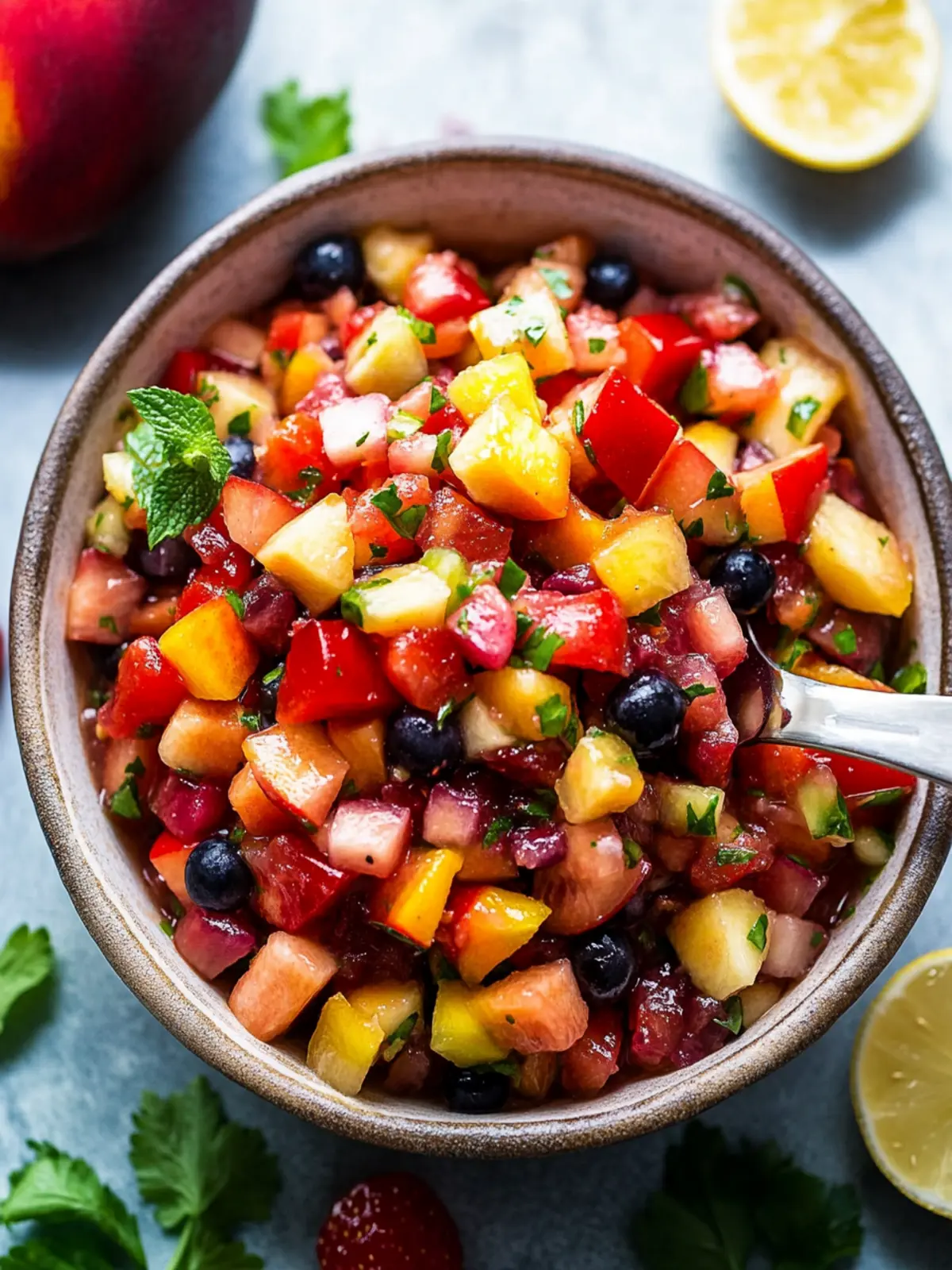 Fresh Fruit Salsa with Cinnamon Chips for a Sweet Twist 2 Fruit Salsa