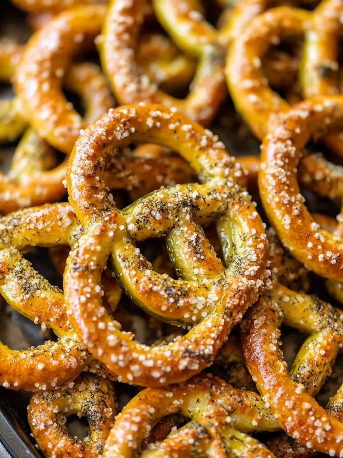 Crispy Baked Dill Pickle Pretzels for Snack Lovers' Delight 2 Crispy Baked Dill Pickle Pretzels