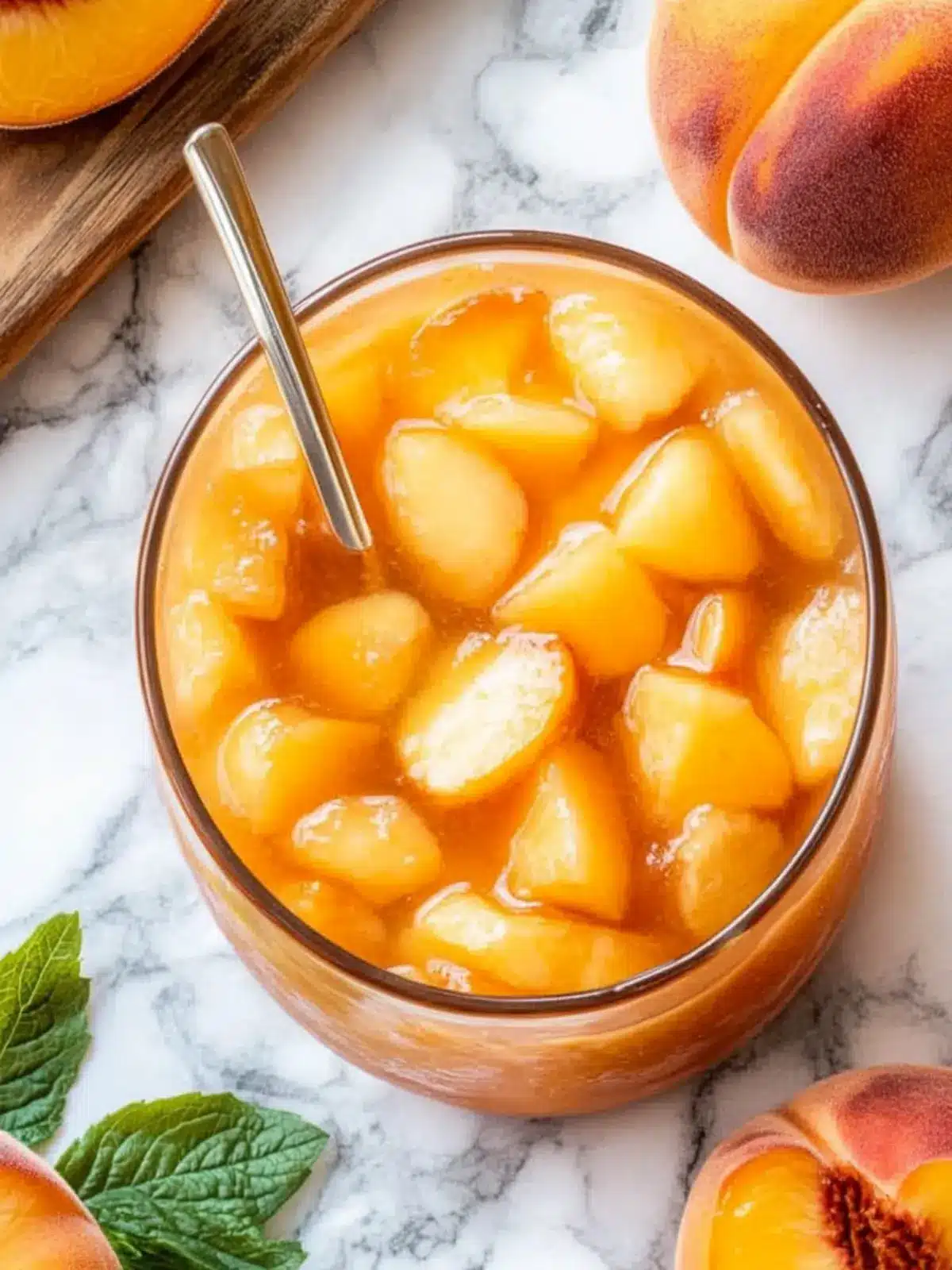 Irresistibly Sweet Peach Compote for All Your Desserts 5 Peach Compote